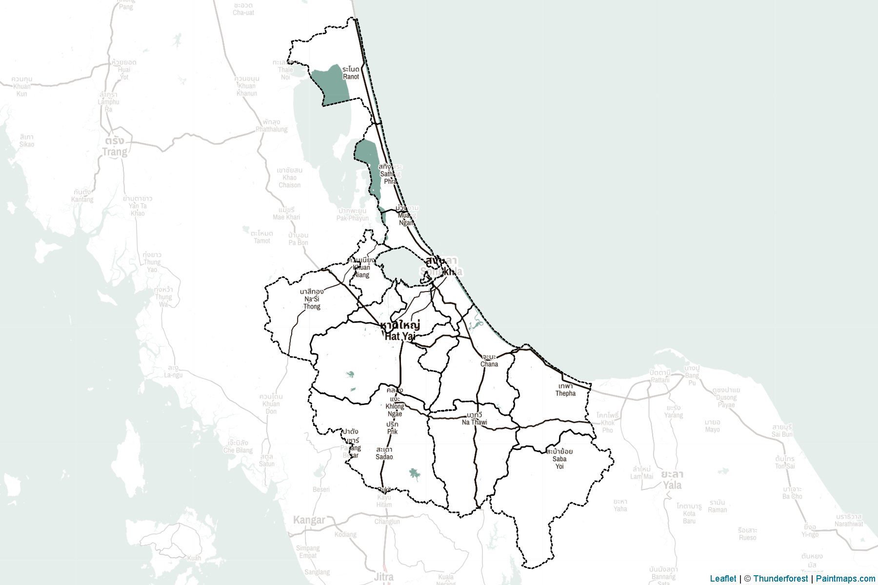 Songkhla (Thailand) Map Cropping Samples-2