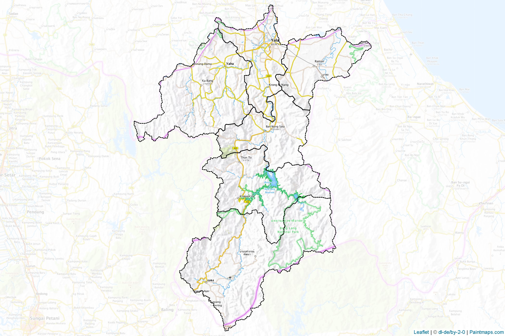 Yala (Thailand) Map Cropping Samples-1