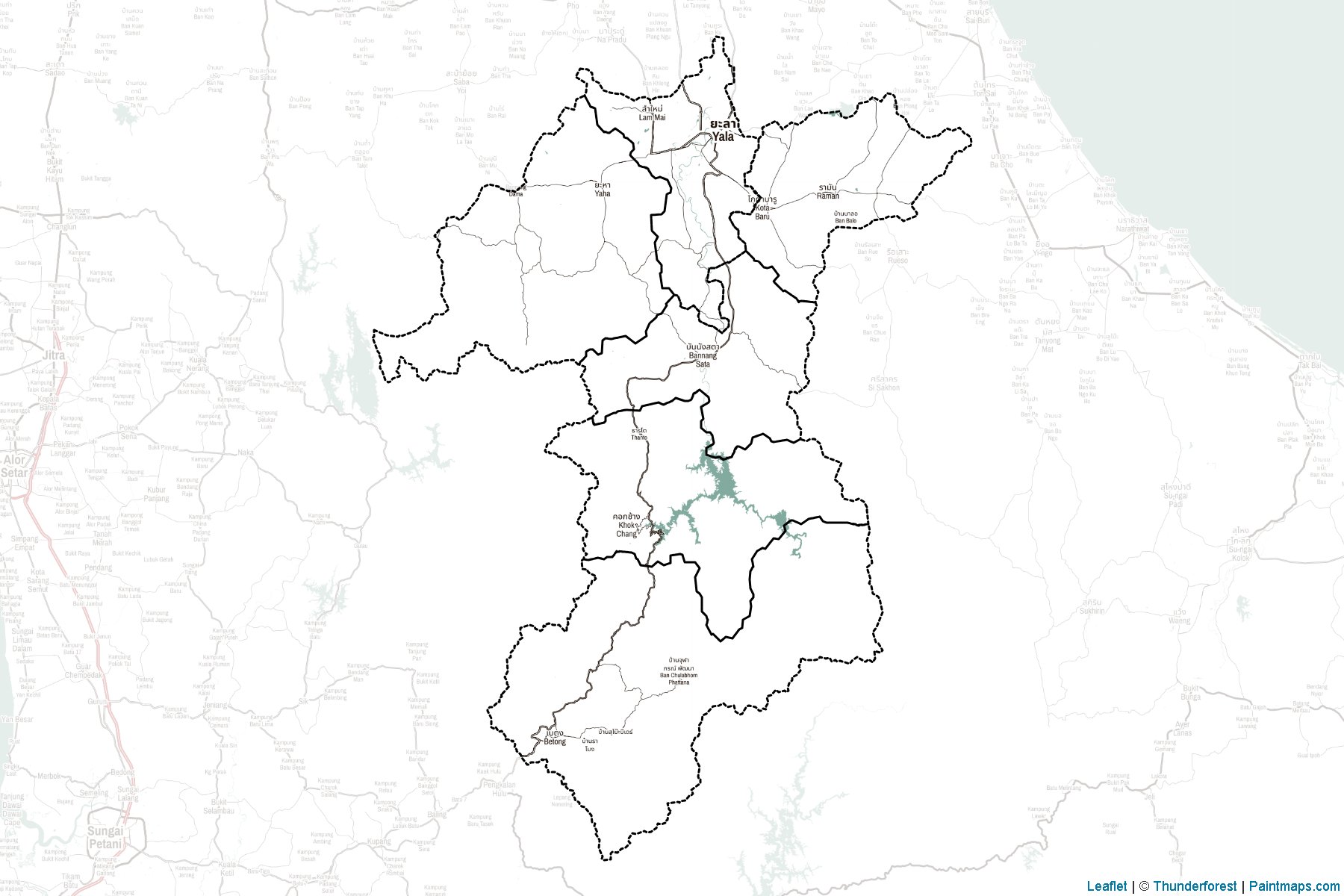 Yala (Thailand) Map Cropping Samples-2