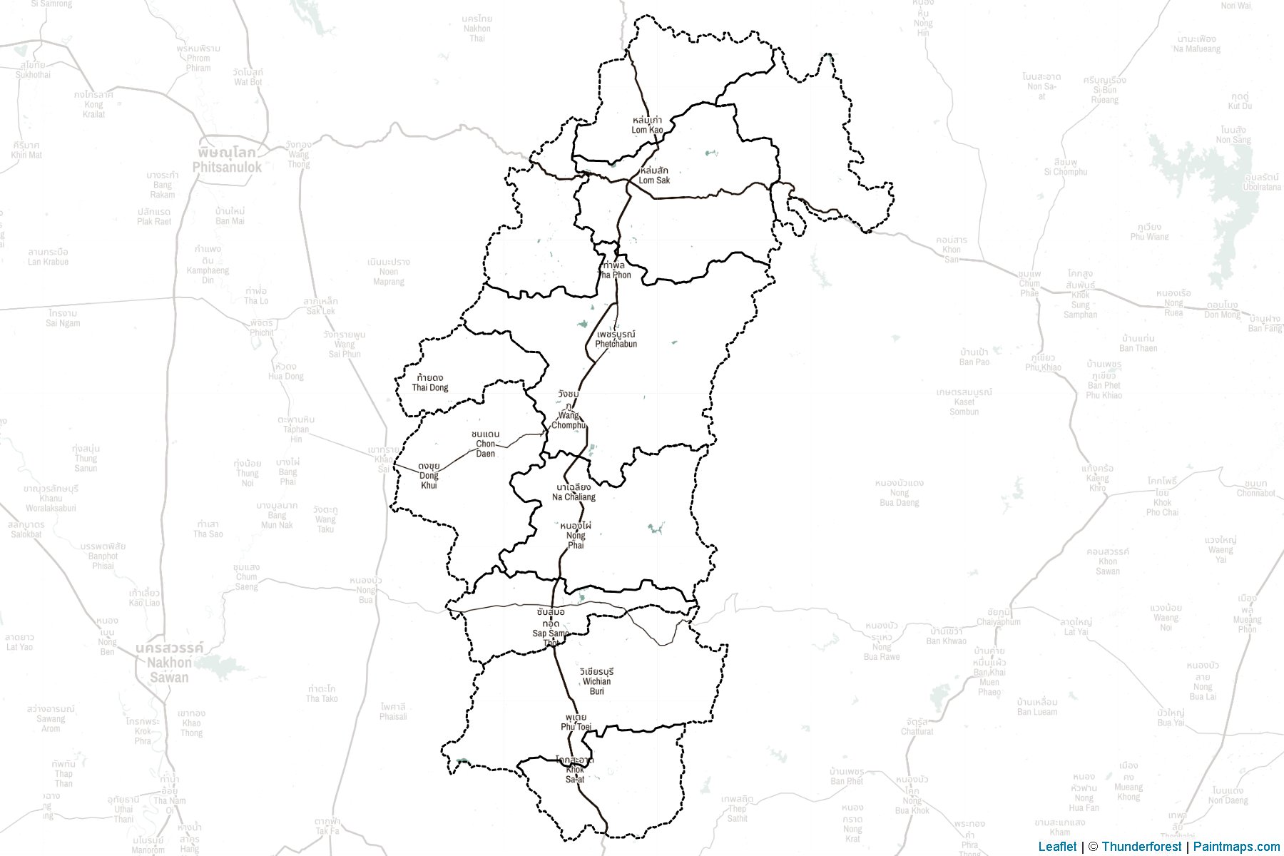 Phetchabun (Thailand) Map Cropping Samples-2