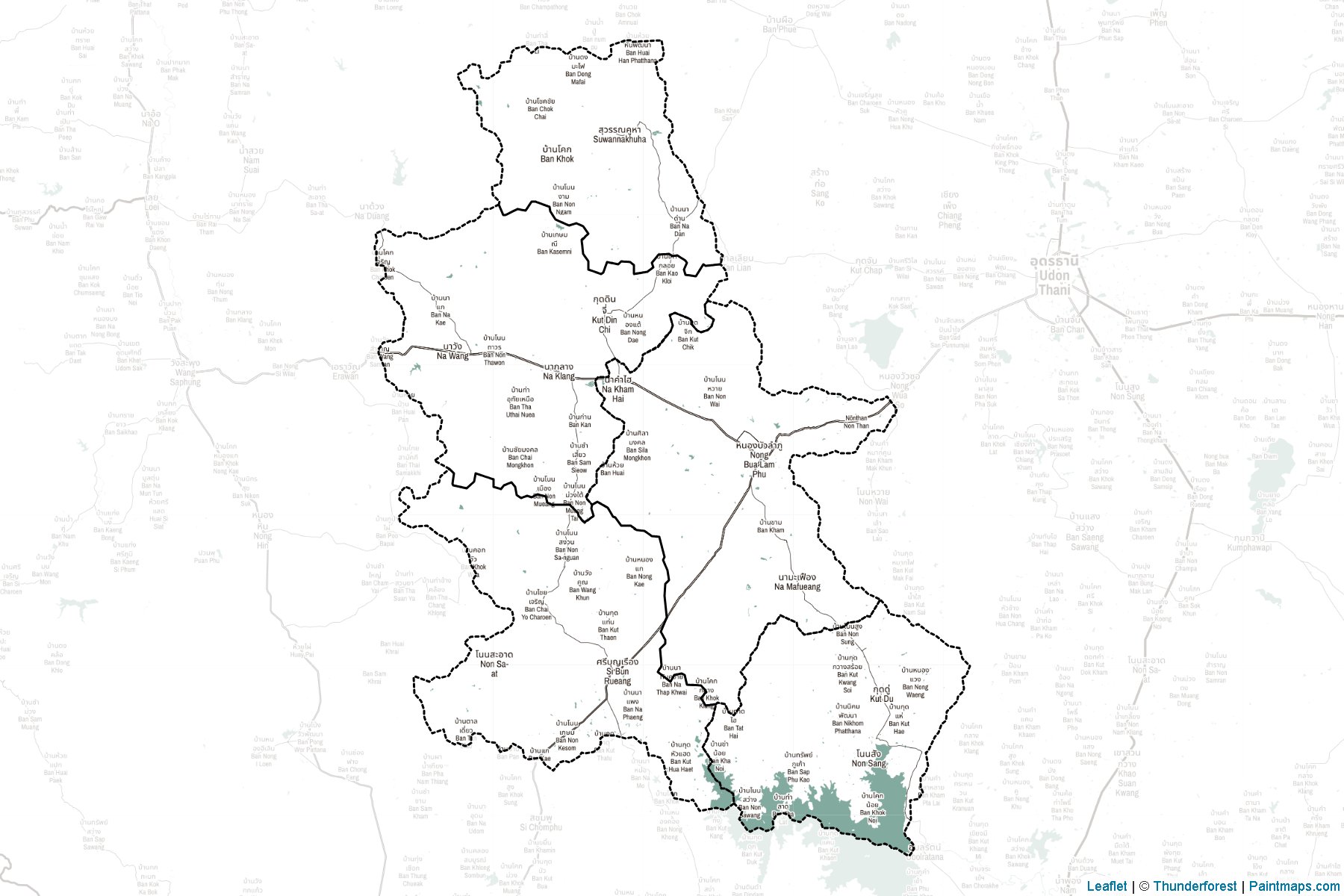 Nong Bua Lam Phu (Thailand) Map Cropping Samples-2