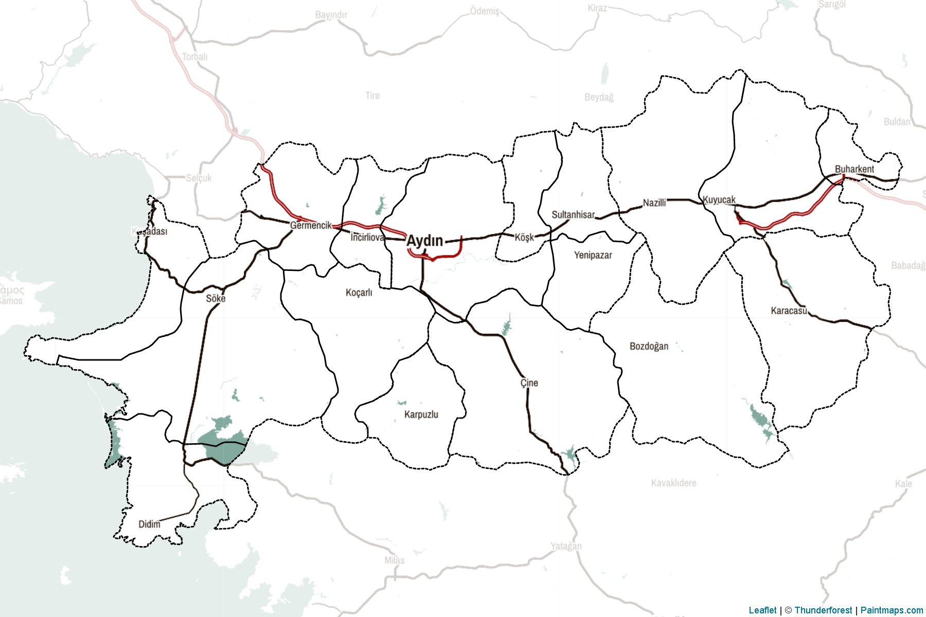 Aydin (Turkey) Map Cropping Samples-2