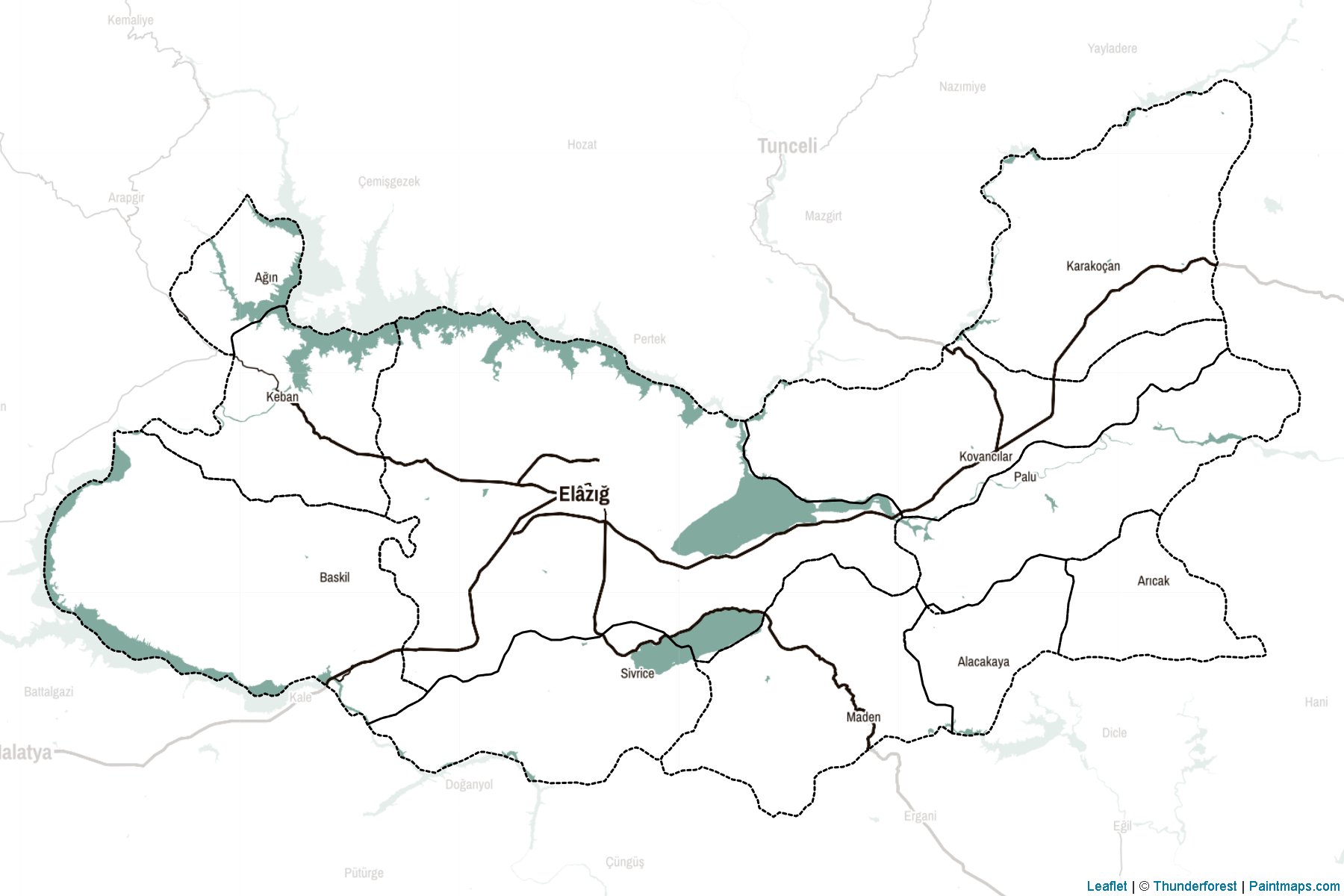 Elazig (Turkey) Map Cropping Samples-2