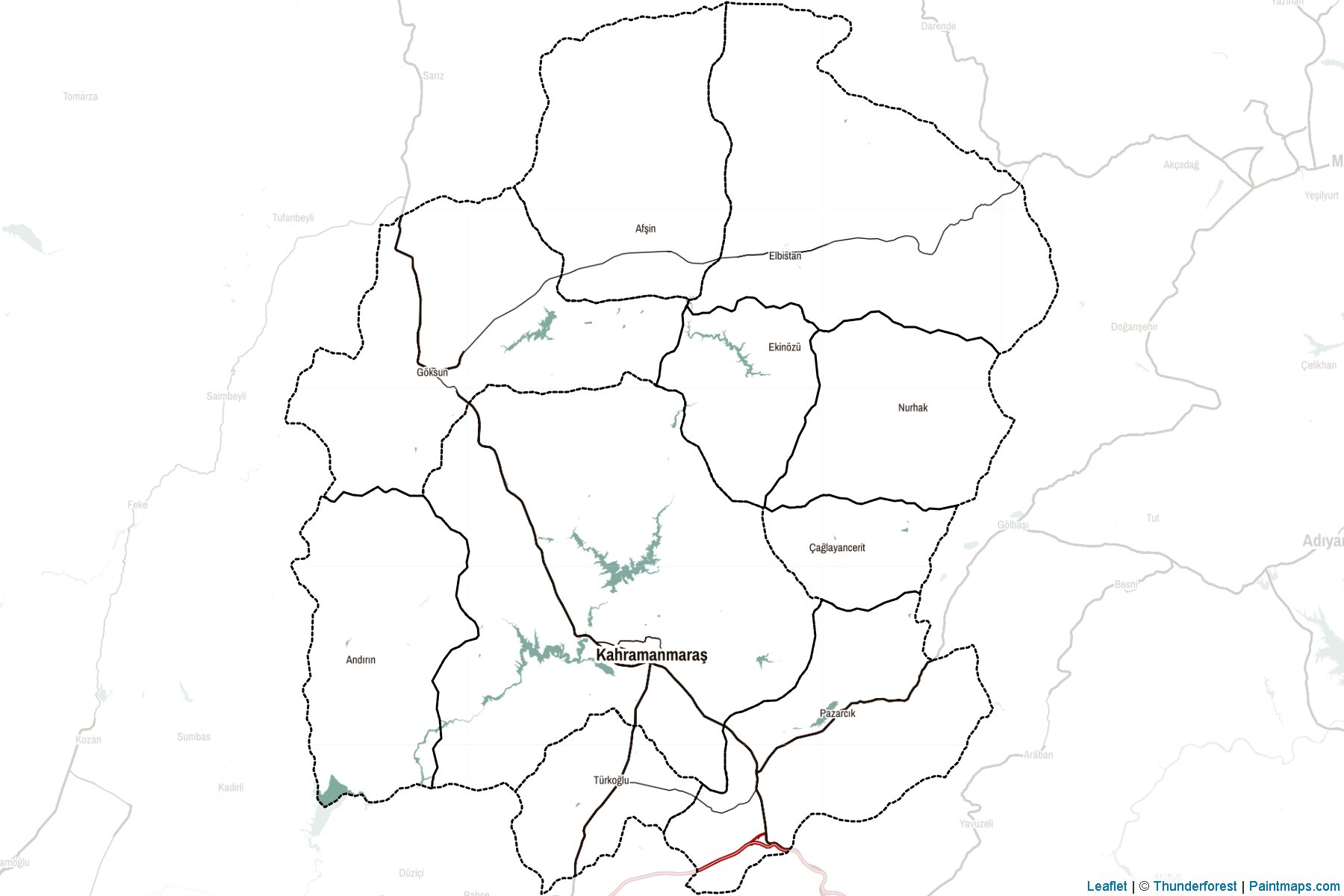 K. Maras (Turkey) Map Cropping Samples-2