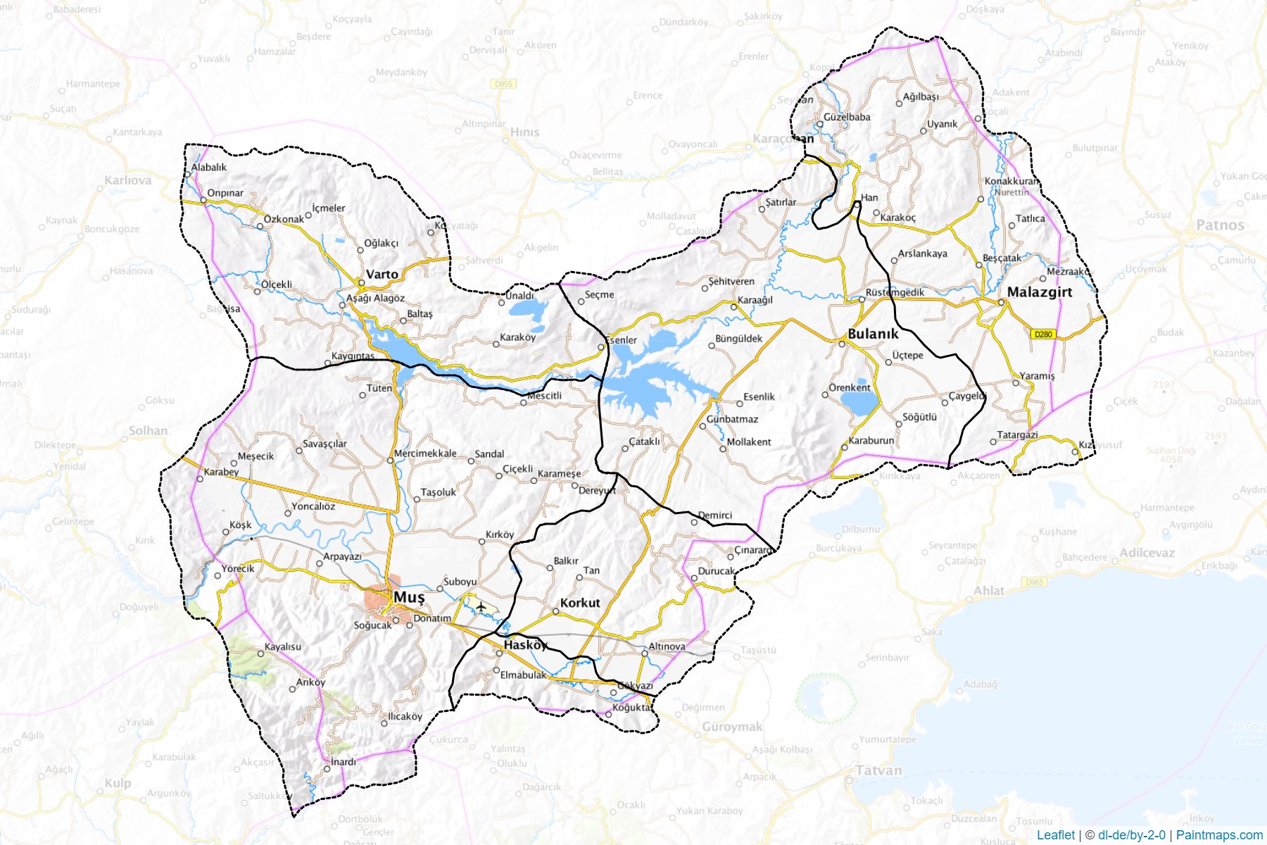 Mus (Turkey) Map Cropping Samples-1