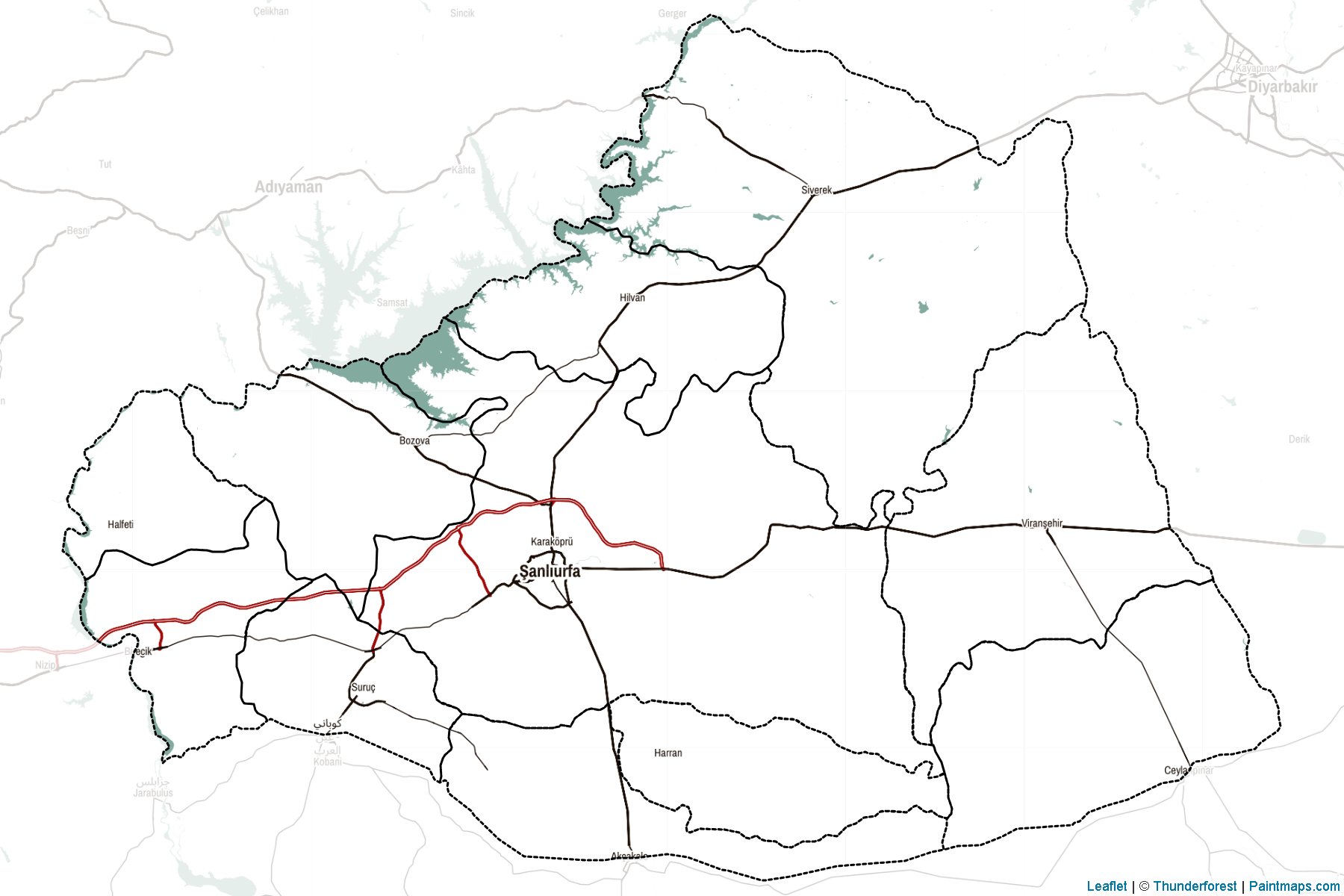 Sanliurfa (Turkey) Map Cropping Samples-2