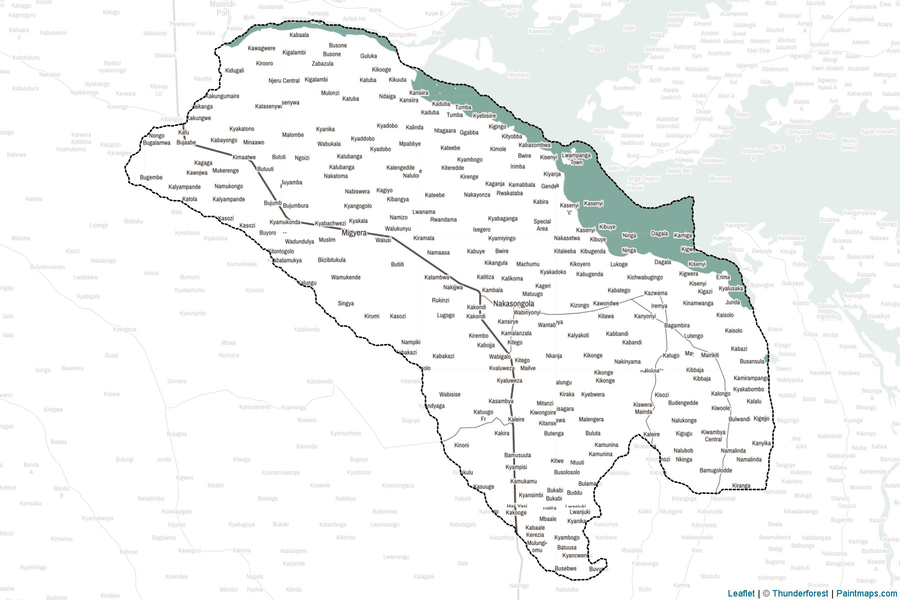 Muestras de recorte de mapas Nakasongola (Uganda)-2