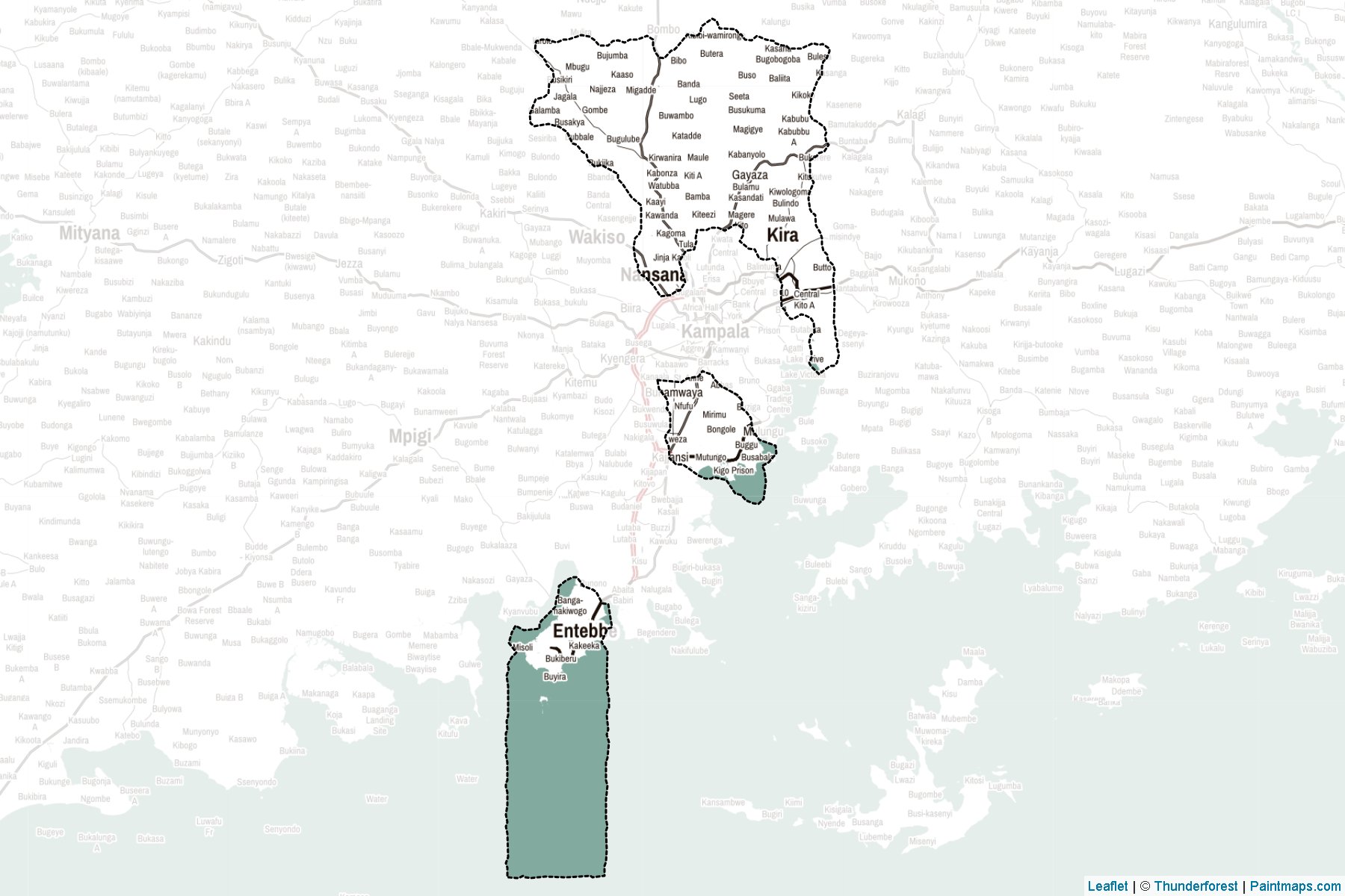 Wakiso (Uganda) Map Cropping Samples-2