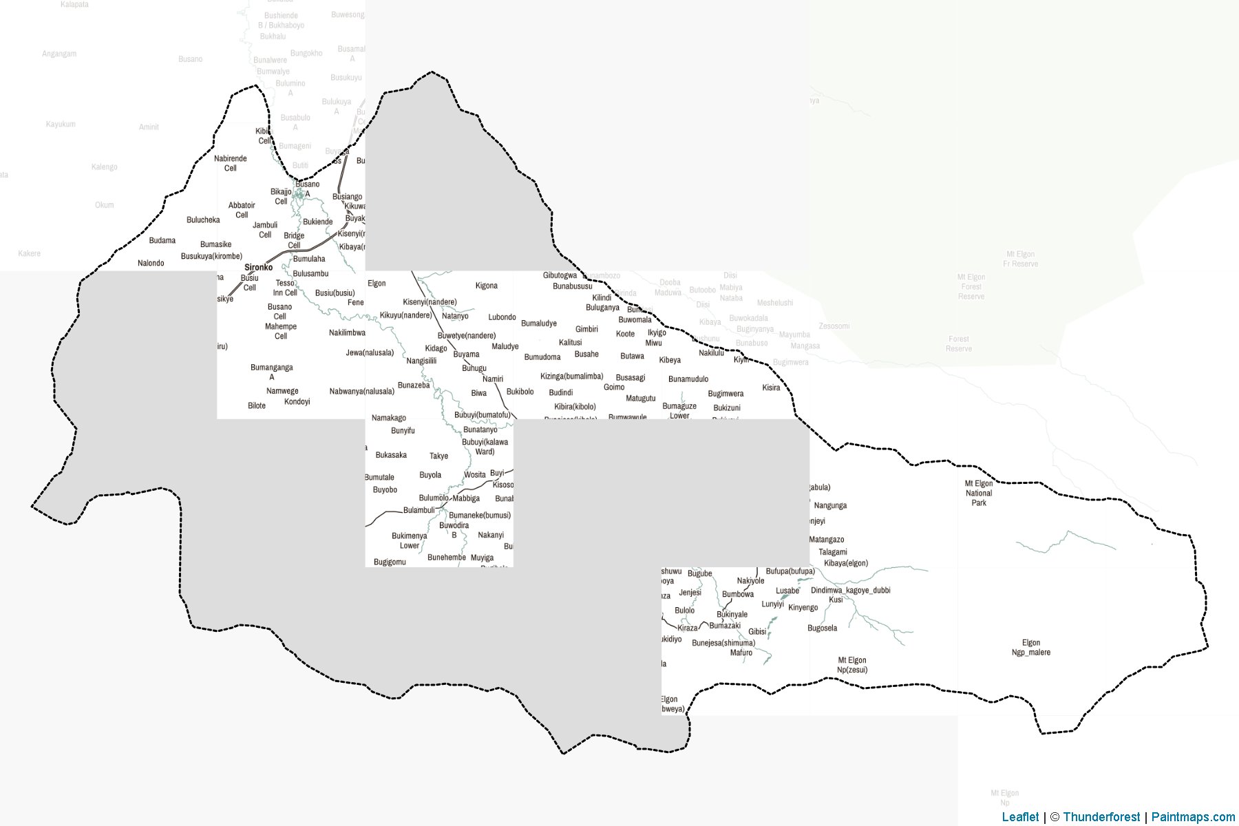 Sironko (Uganda) Map Cropping Samples-2