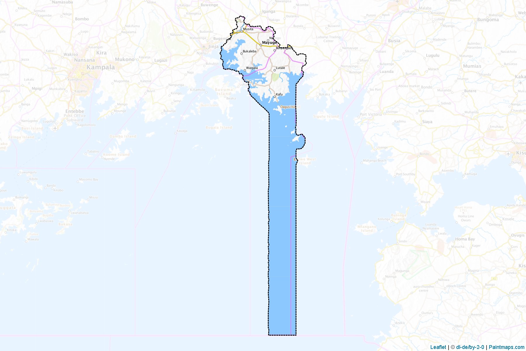 Mayugebdistrict (Uganda) Haritası Örnekleri-1