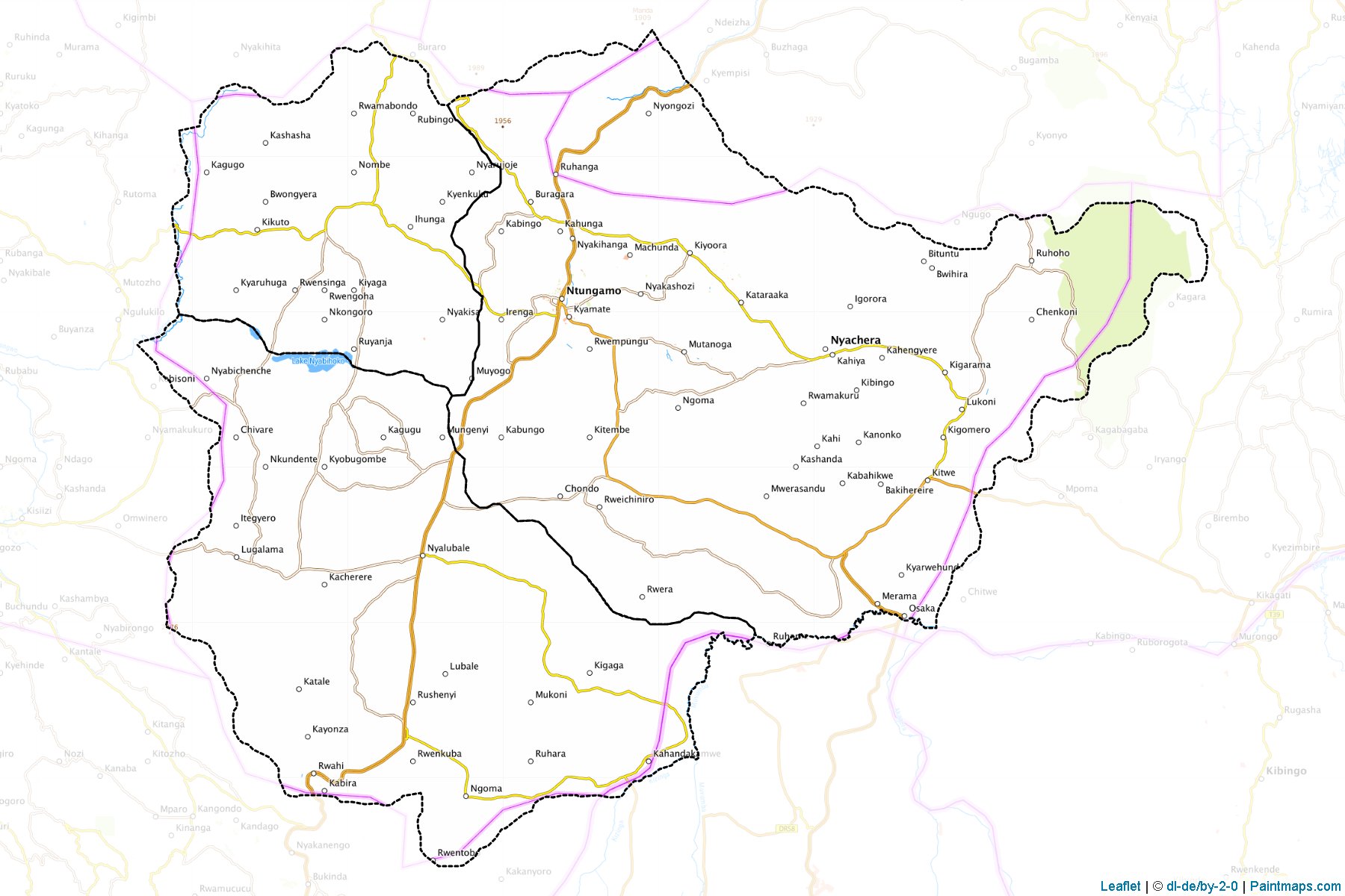 Ntungamo (Uganda) Map Cropping Samples-1