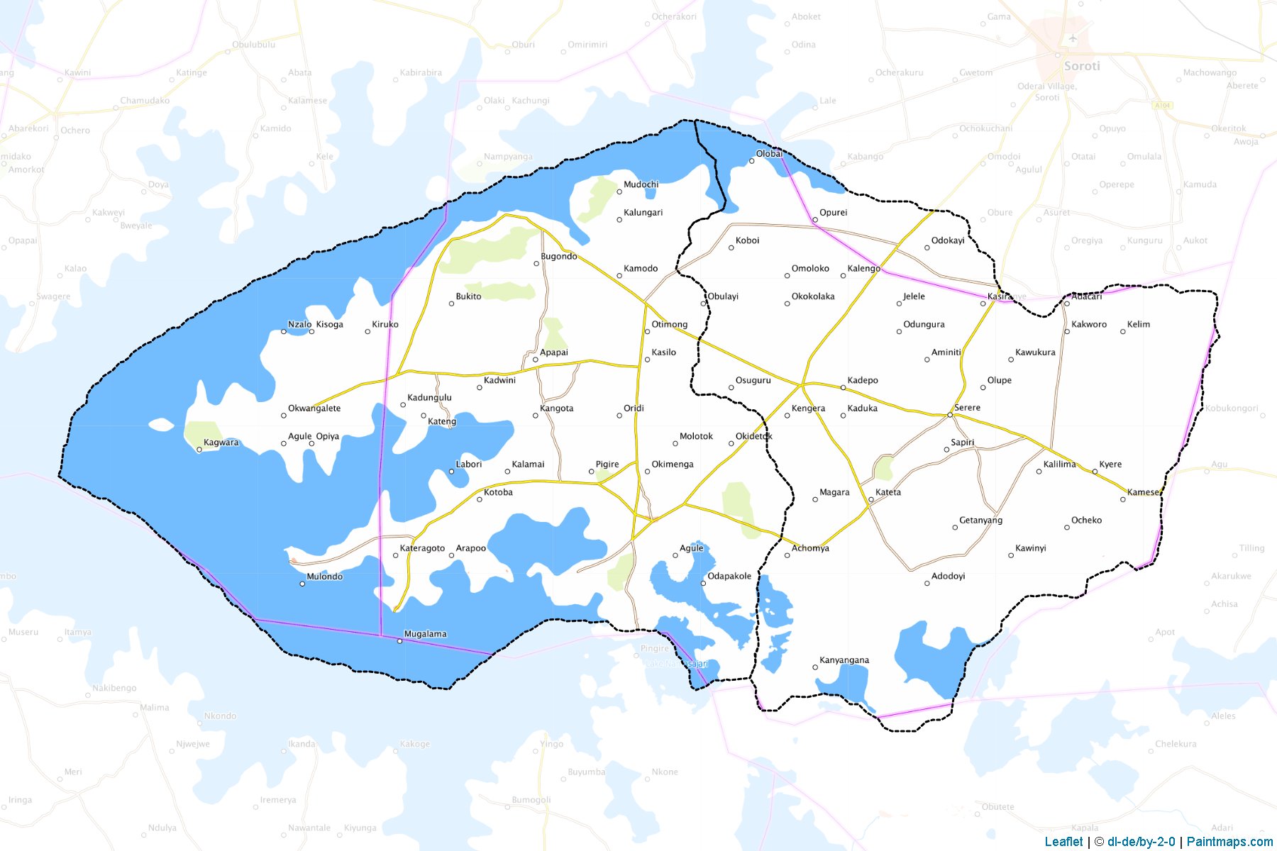 Soroti (Uganda) Map Cropping Samples-1