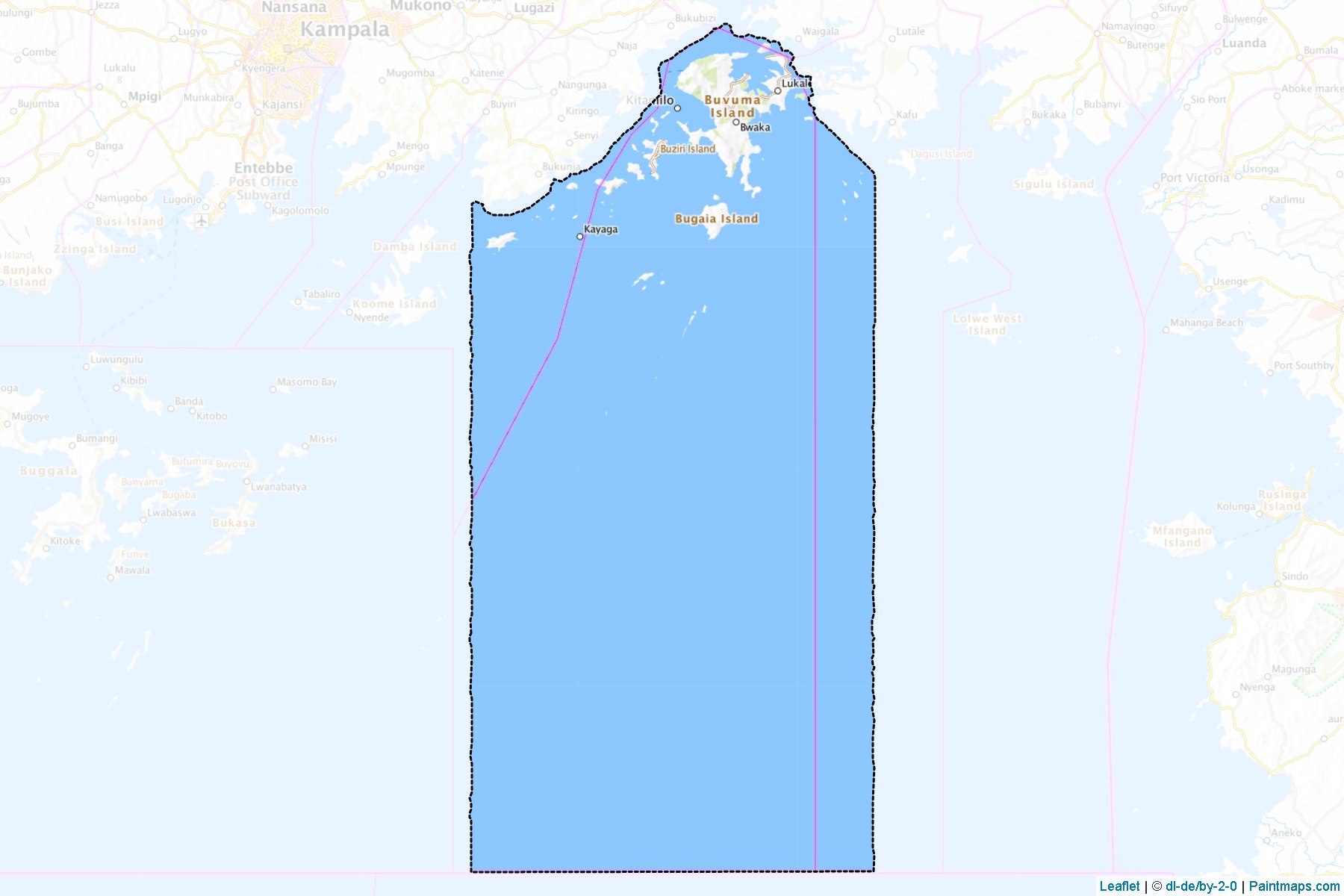 Mukona District (Uganda) Haritası Örnekleri-1