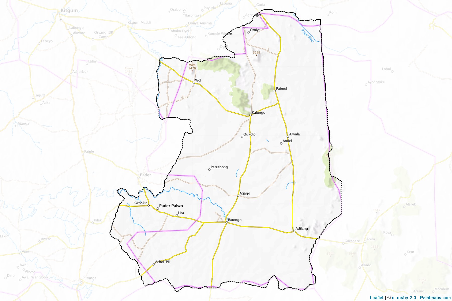 Pader (Uganda) Map Cropping Samples-1