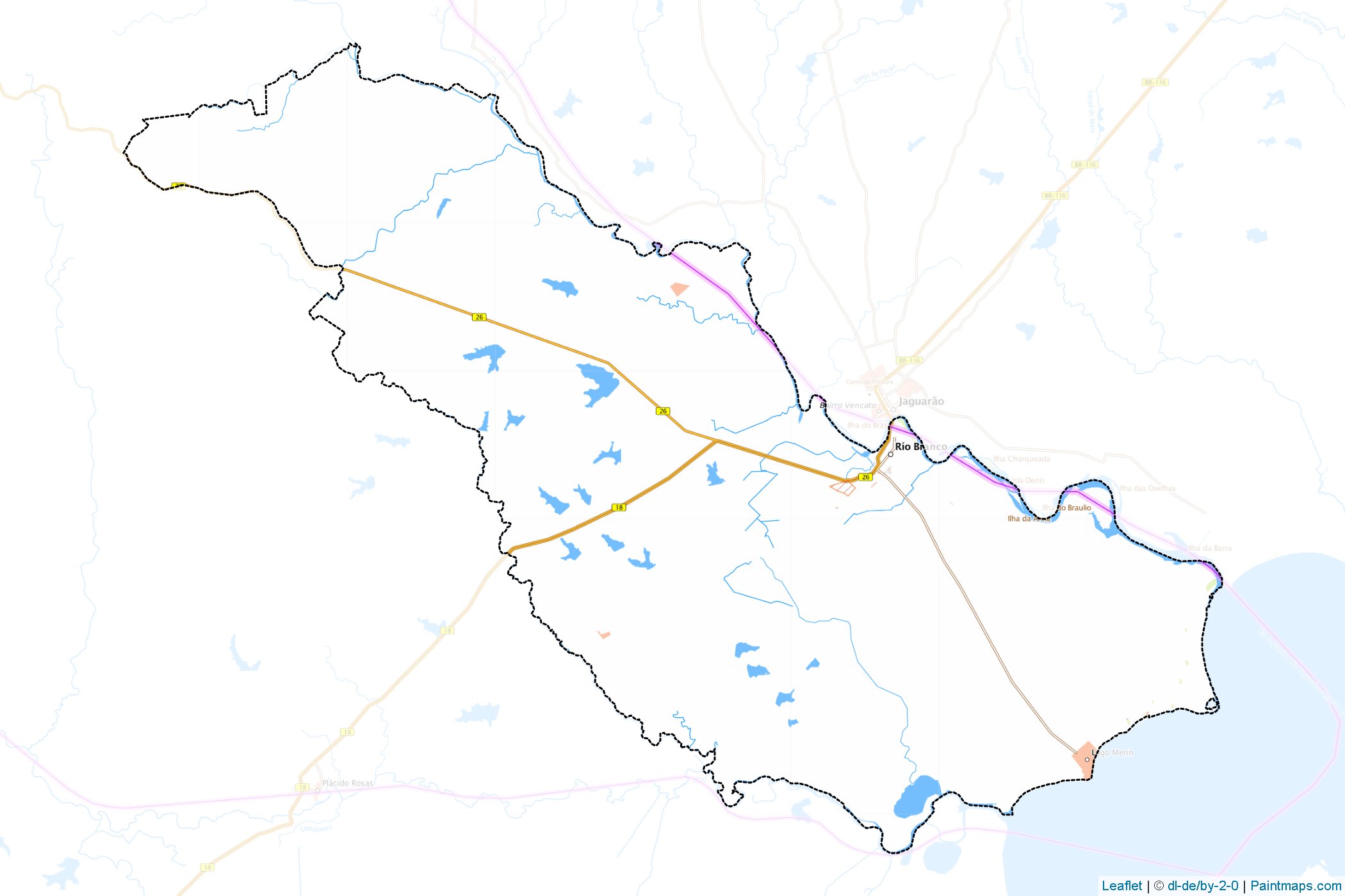 Muestras de recorte de mapas Cerro Largo (Uruguay)-1