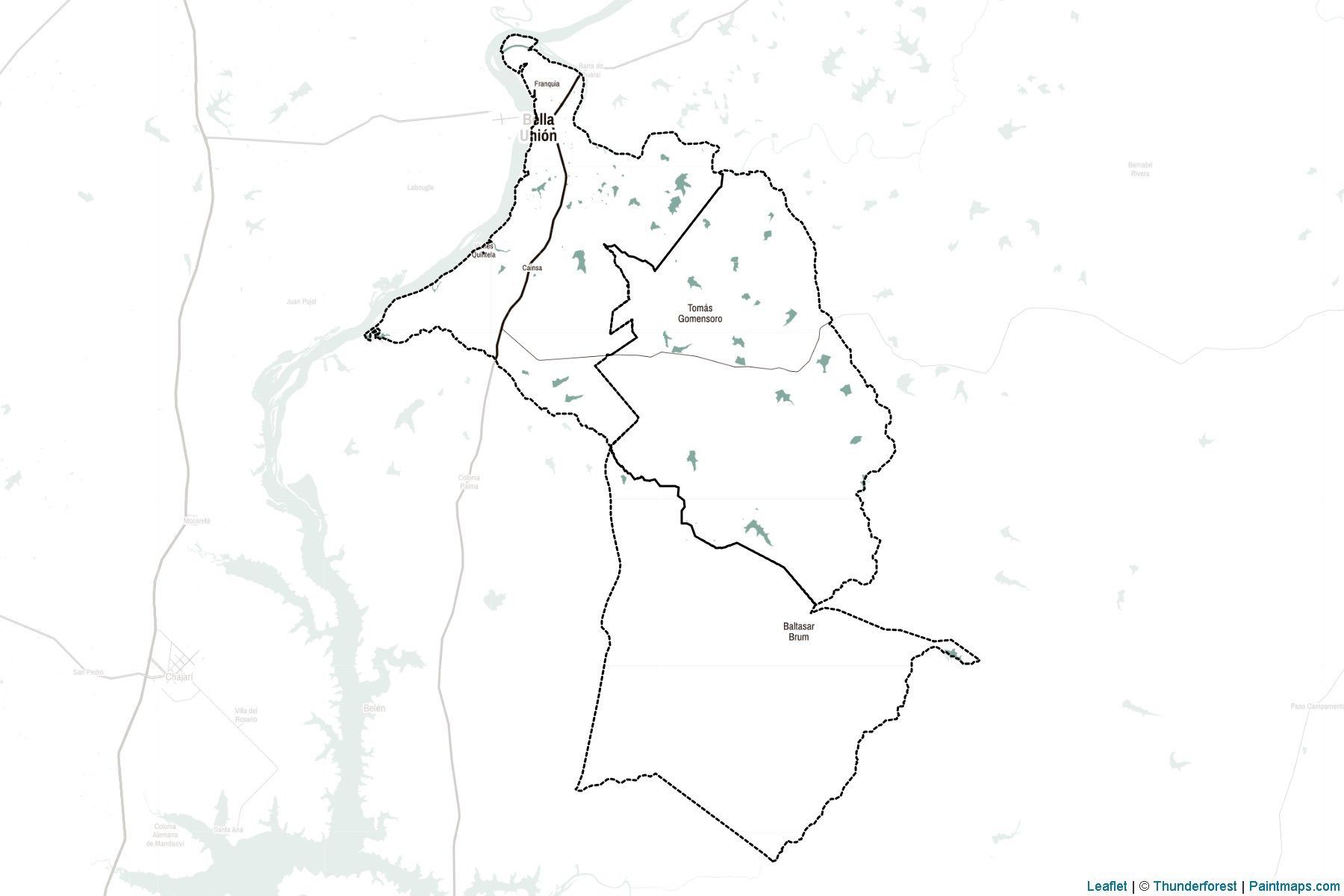 Muestras de recorte de mapas Artigas (Uruguay)-2