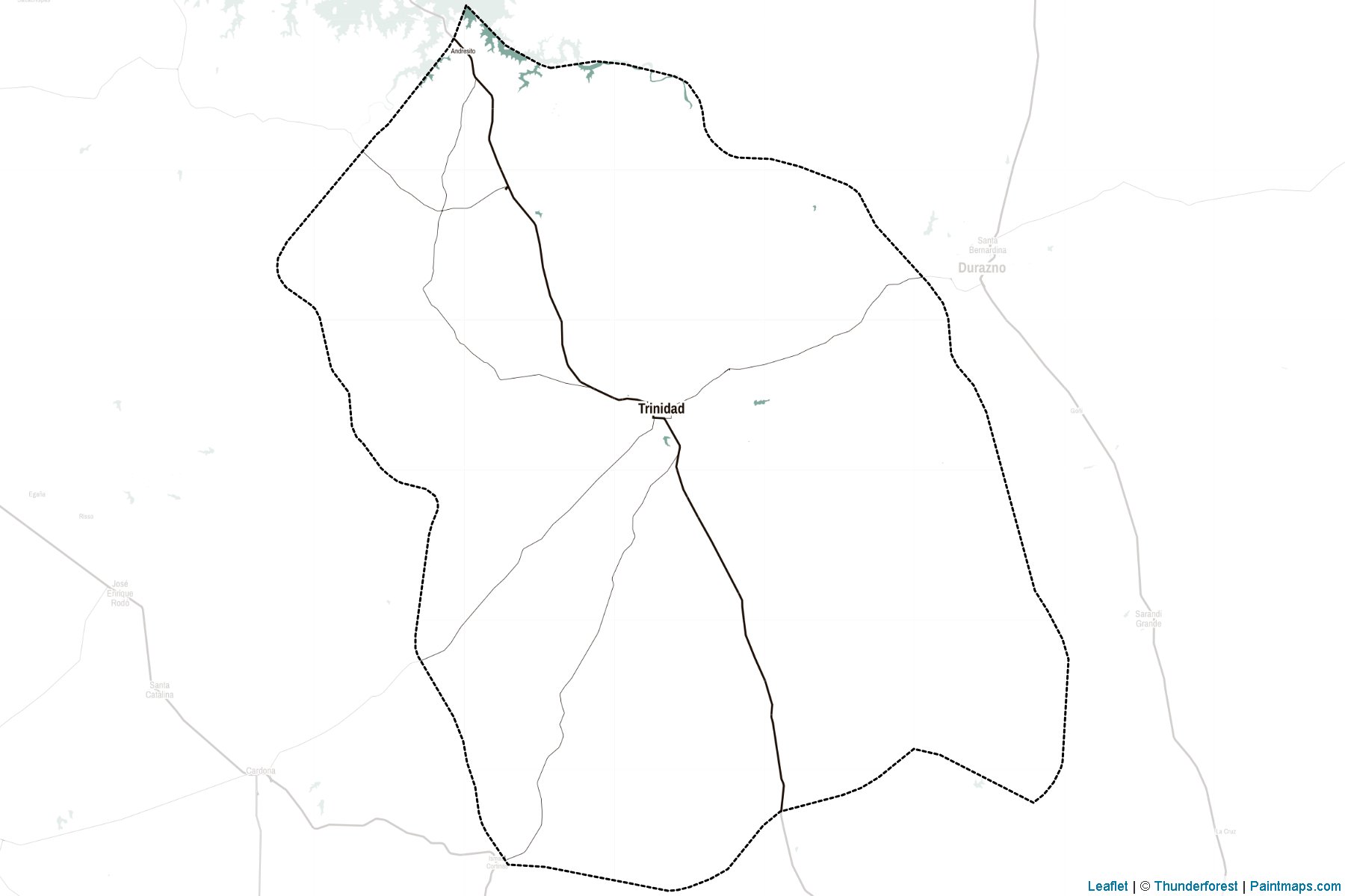 Muestras de recorte de mapas Flores (Uruguay)-2