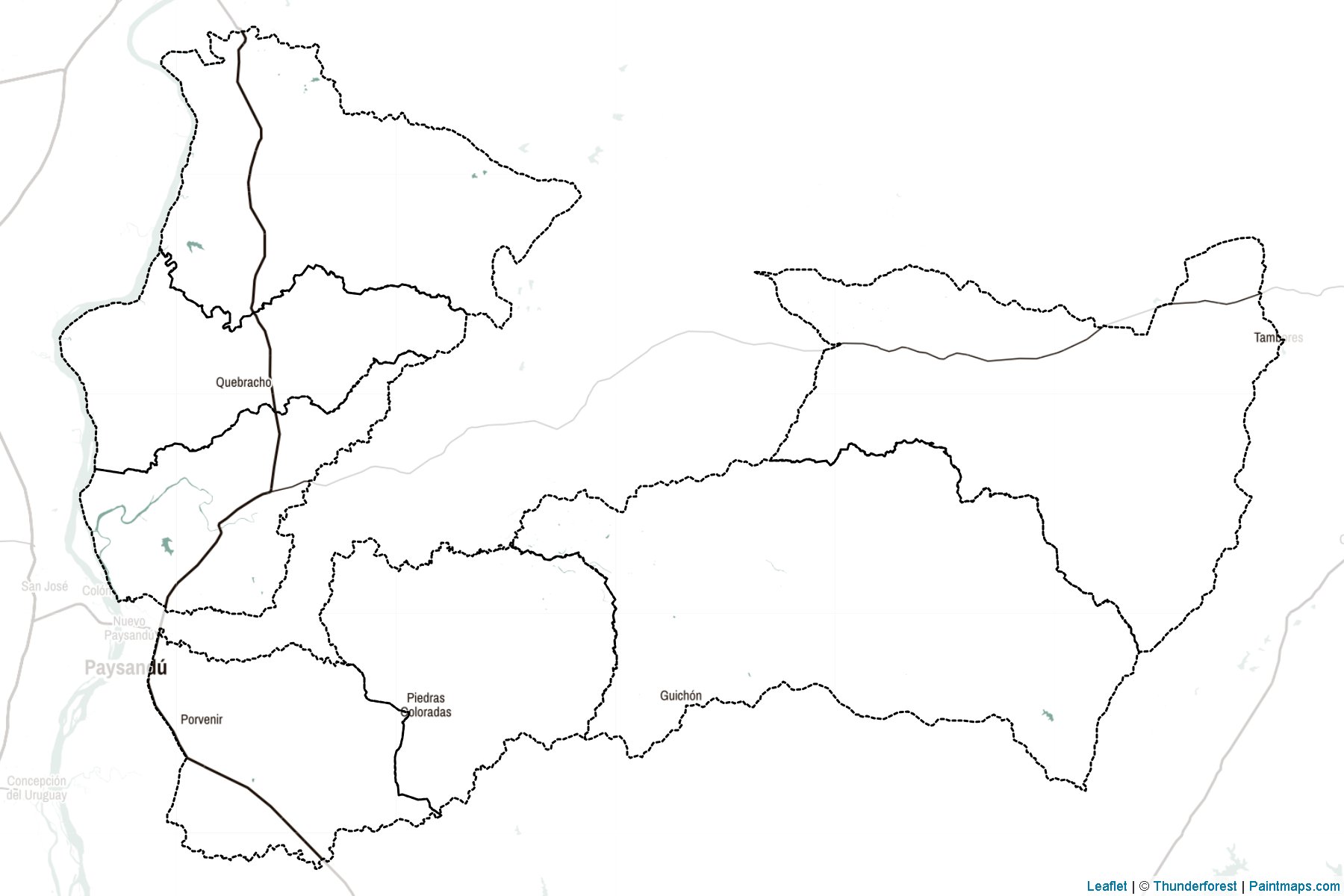 Muestras de recorte de mapas Paysandú (Uruguay)-2