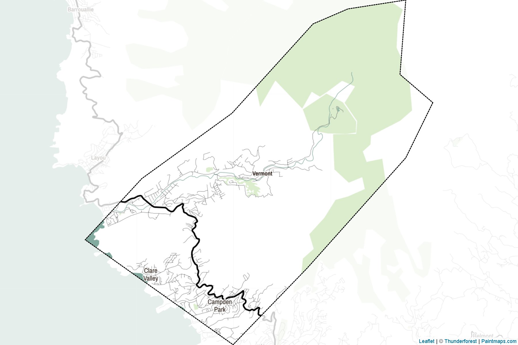 Muestras de recorte de mapas Saint Andrew (San Vicente y las Granadinas)-2