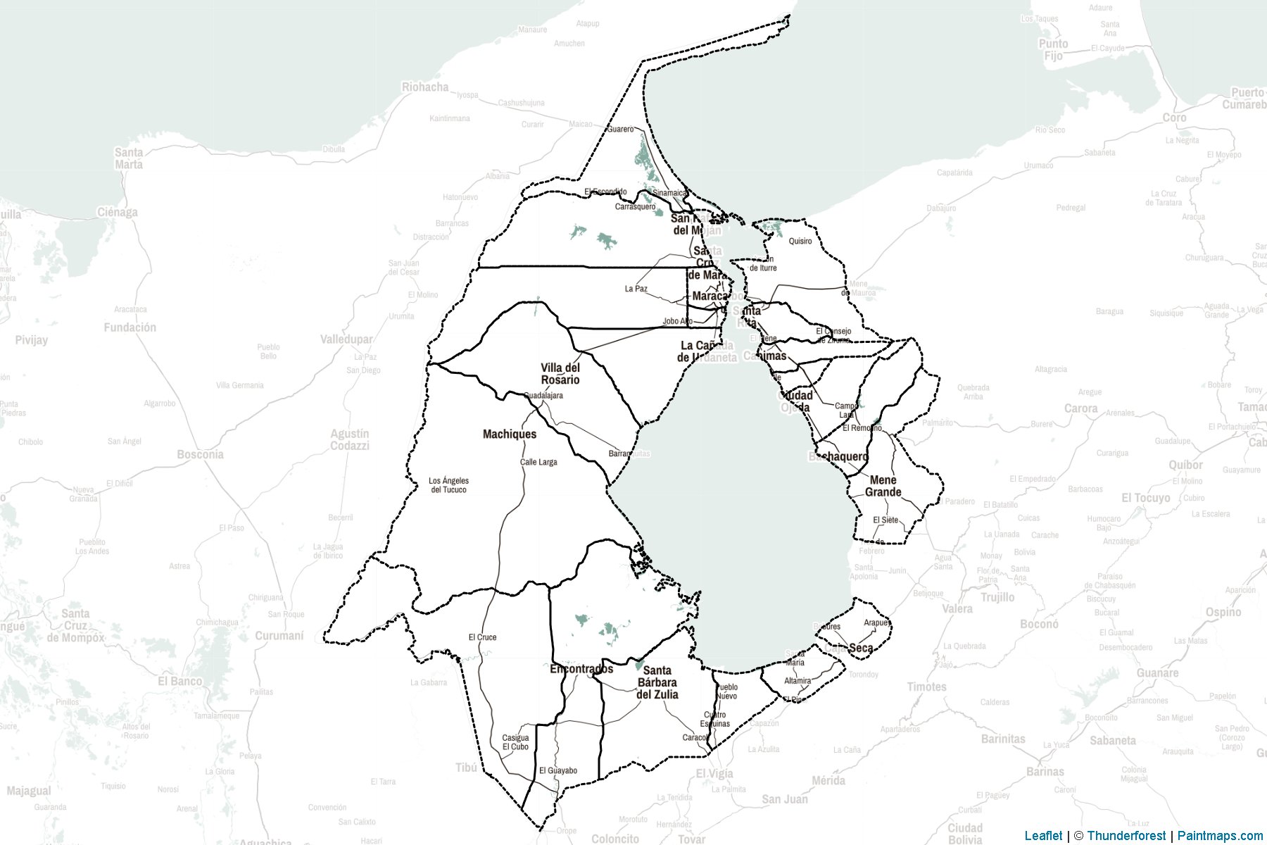 Muestras de recorte de mapas Zulia (Venezuela)-2