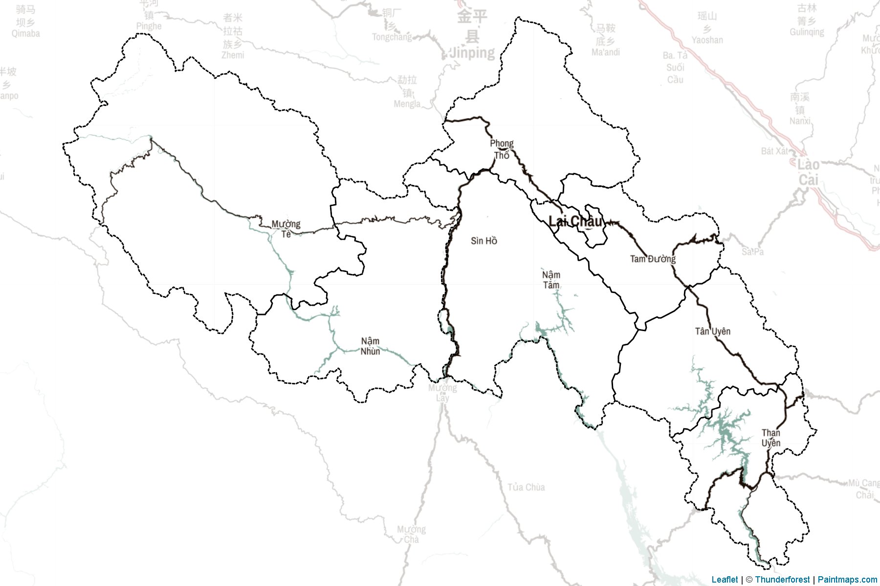 Muestras de recorte de mapas Lai Chau (Vietnam)-2