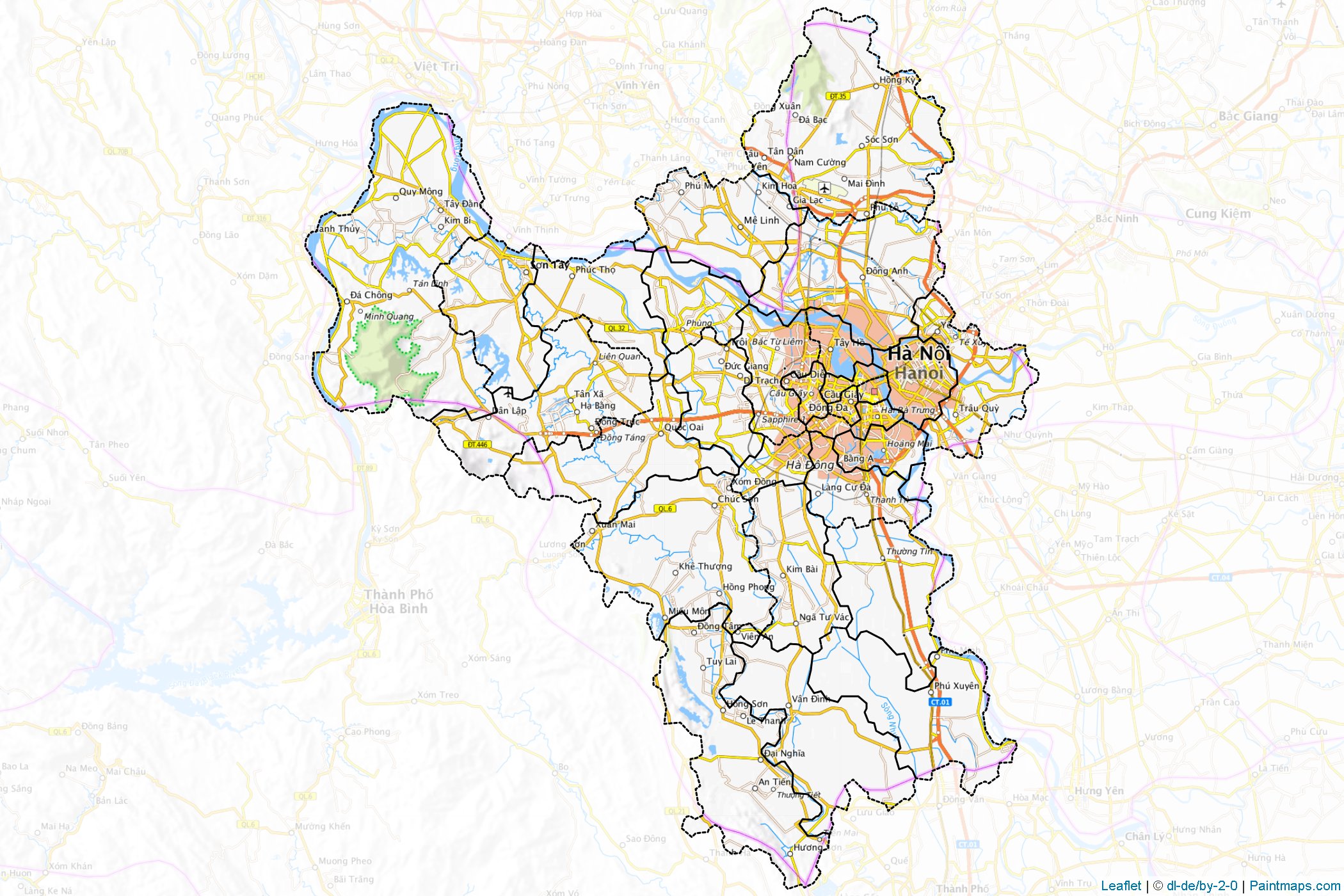 Muestras de recorte de mapas Ha Tay (Vietnam)-1