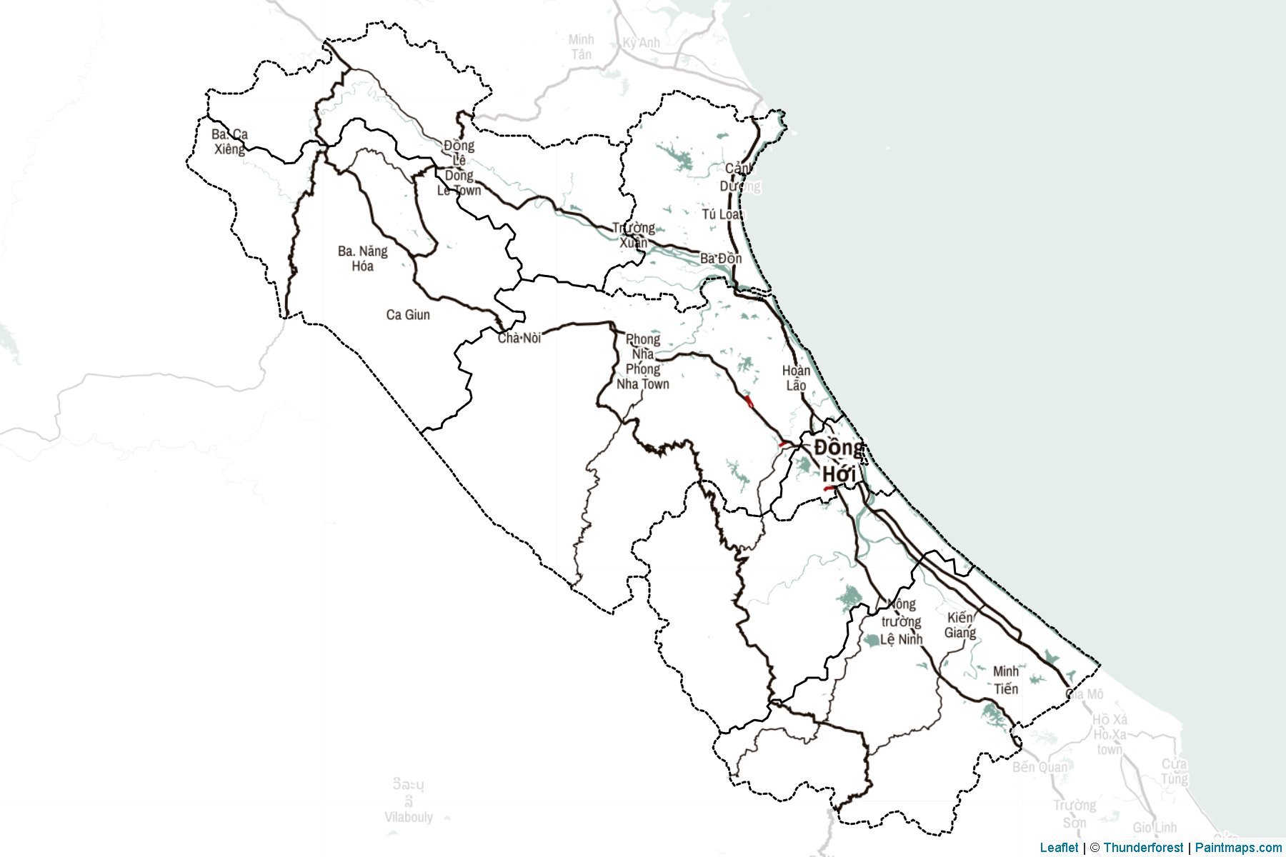 Muestras de recorte de mapas Quảng Bình (Vietnam)-2