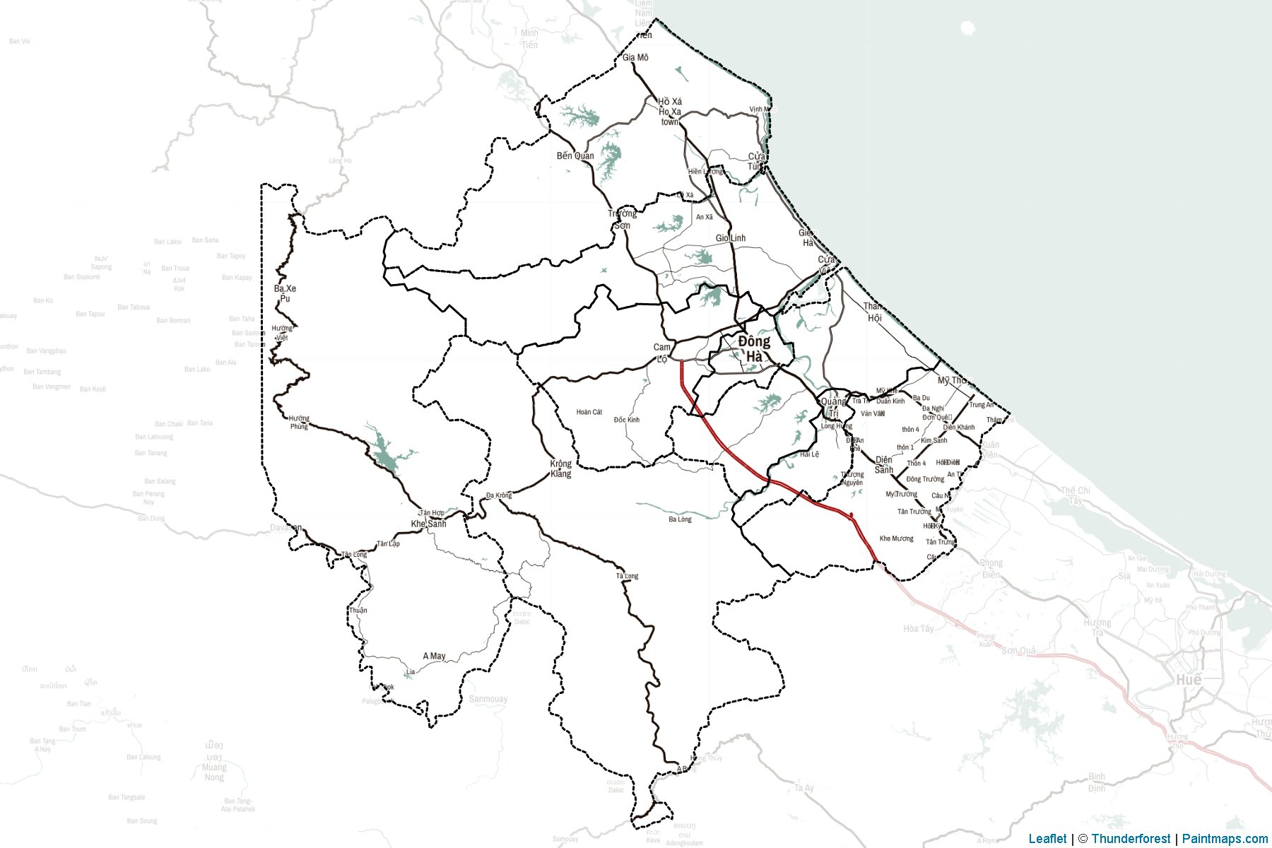 Muestras de recorte de mapas Quảng Trị (Vietnam)-2