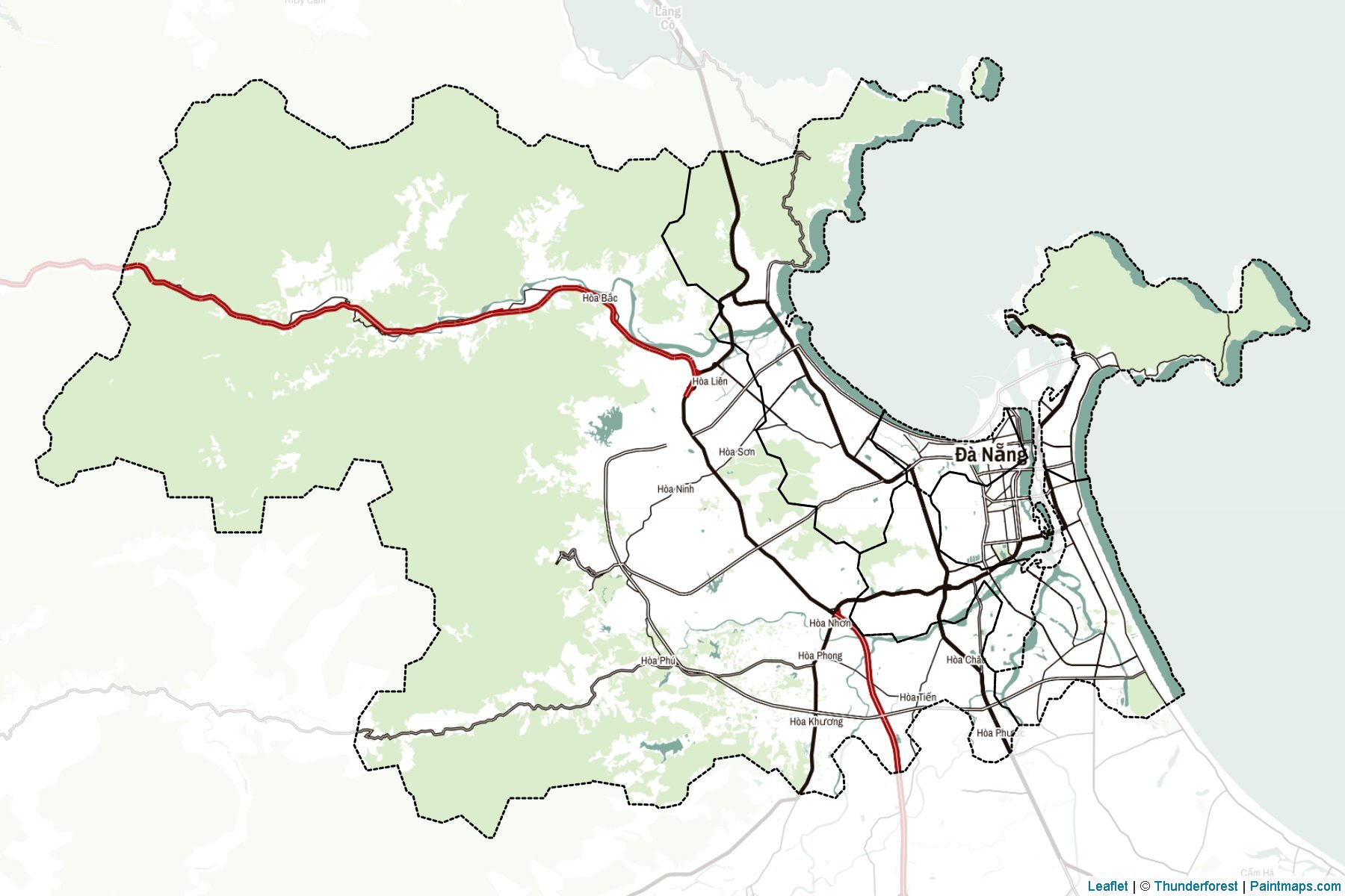 Muestras de recorte de mapas Đà Nẵng (Vietnam)-2