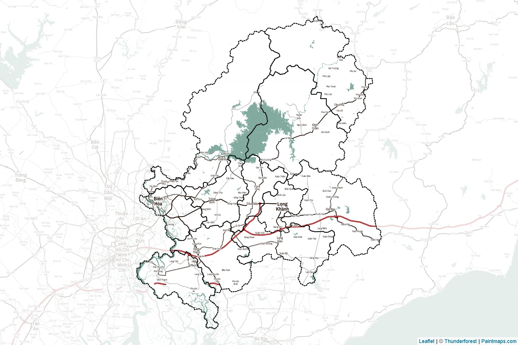 Muestras de recorte de mapas Đông Nam Bộ (Vietnam)-2