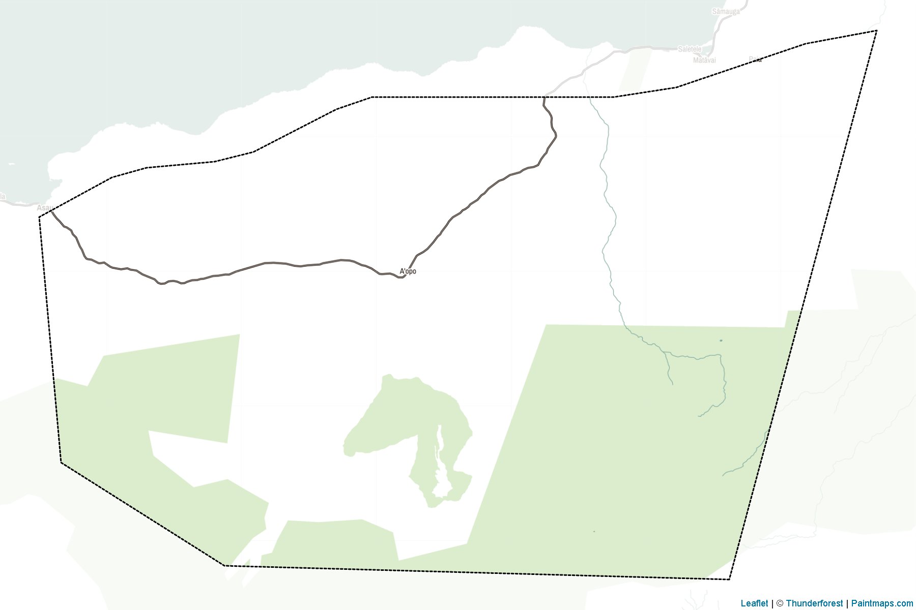 Muestras de recorte de mapas Gaga'ifomauga (Samoa)-2