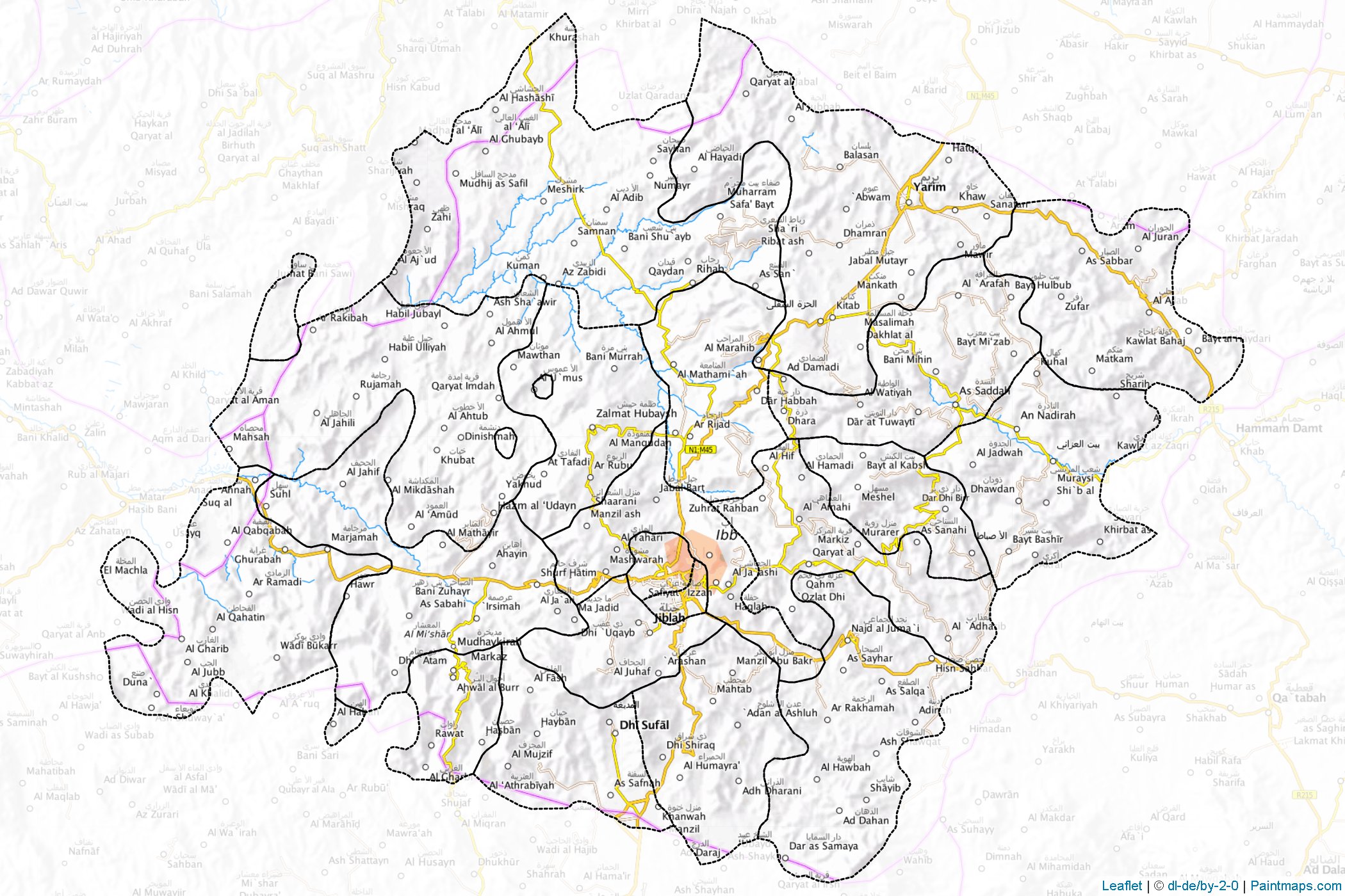 Ibb (Yemen) Map Cropping Samples-1