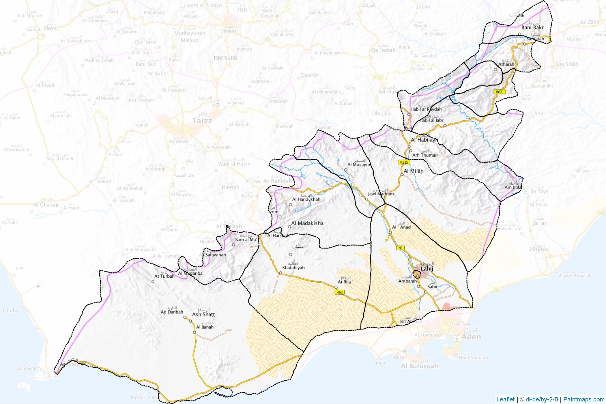 Lahij (Yemen) Map Cropping Samples-1