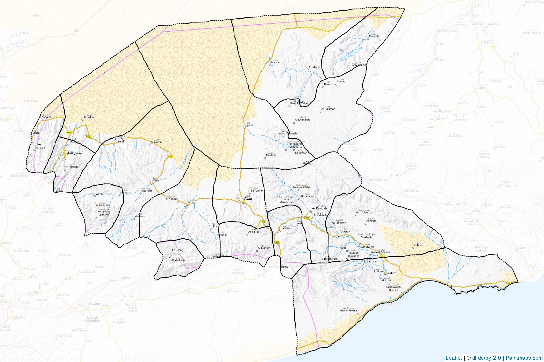 Shabwah (Yemen) Map Cropping Samples-1