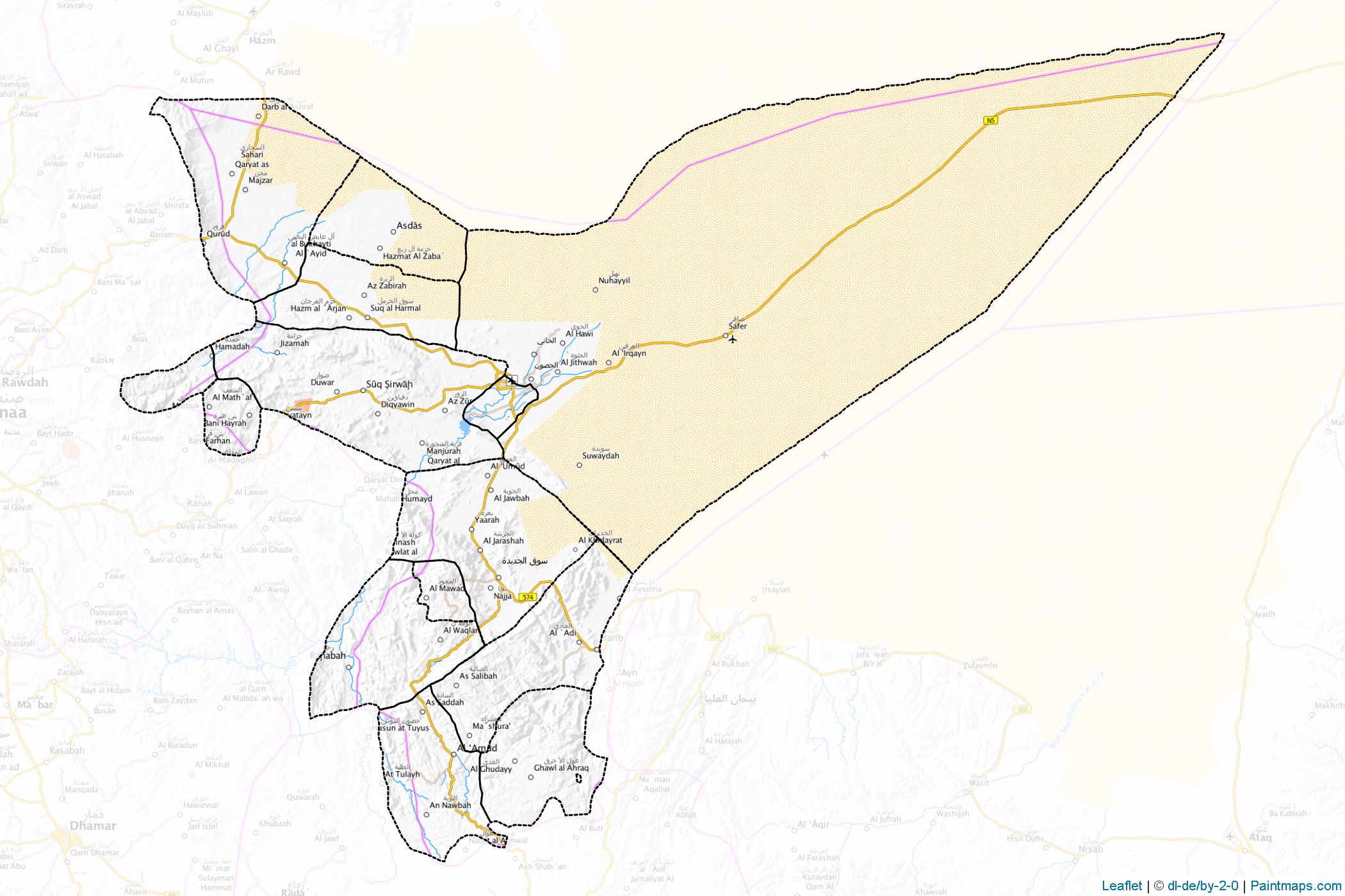 Ma'rib (Yemen) Map Cropping Samples-1