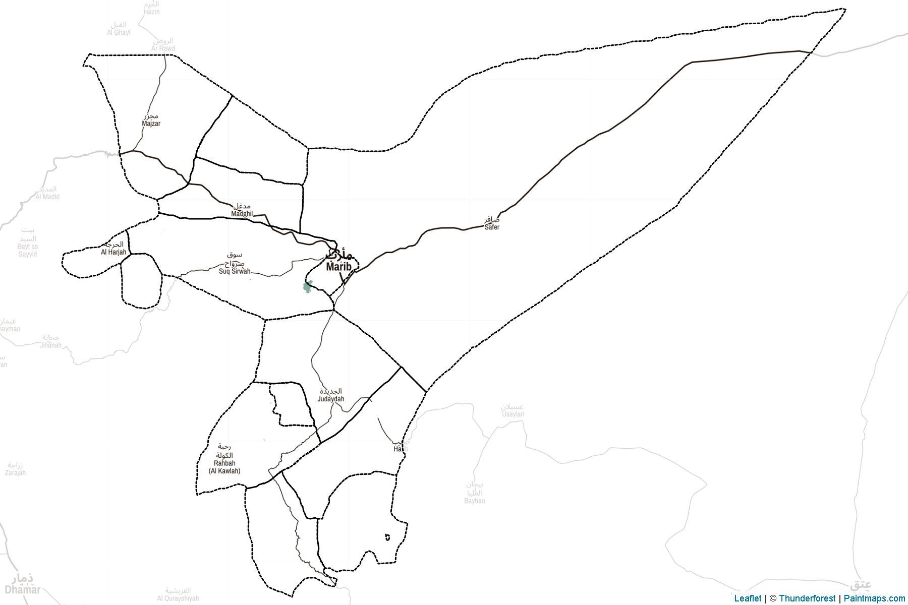 Ma'rib (Yemen) Map Cropping Samples-2