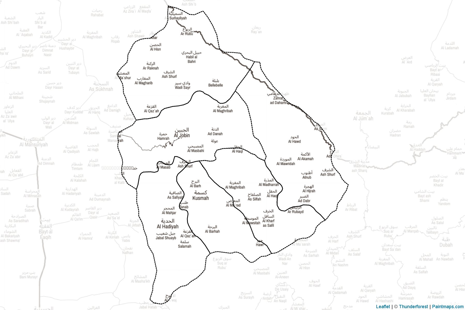 San`ar (Yemen) Map Cropping Samples-2