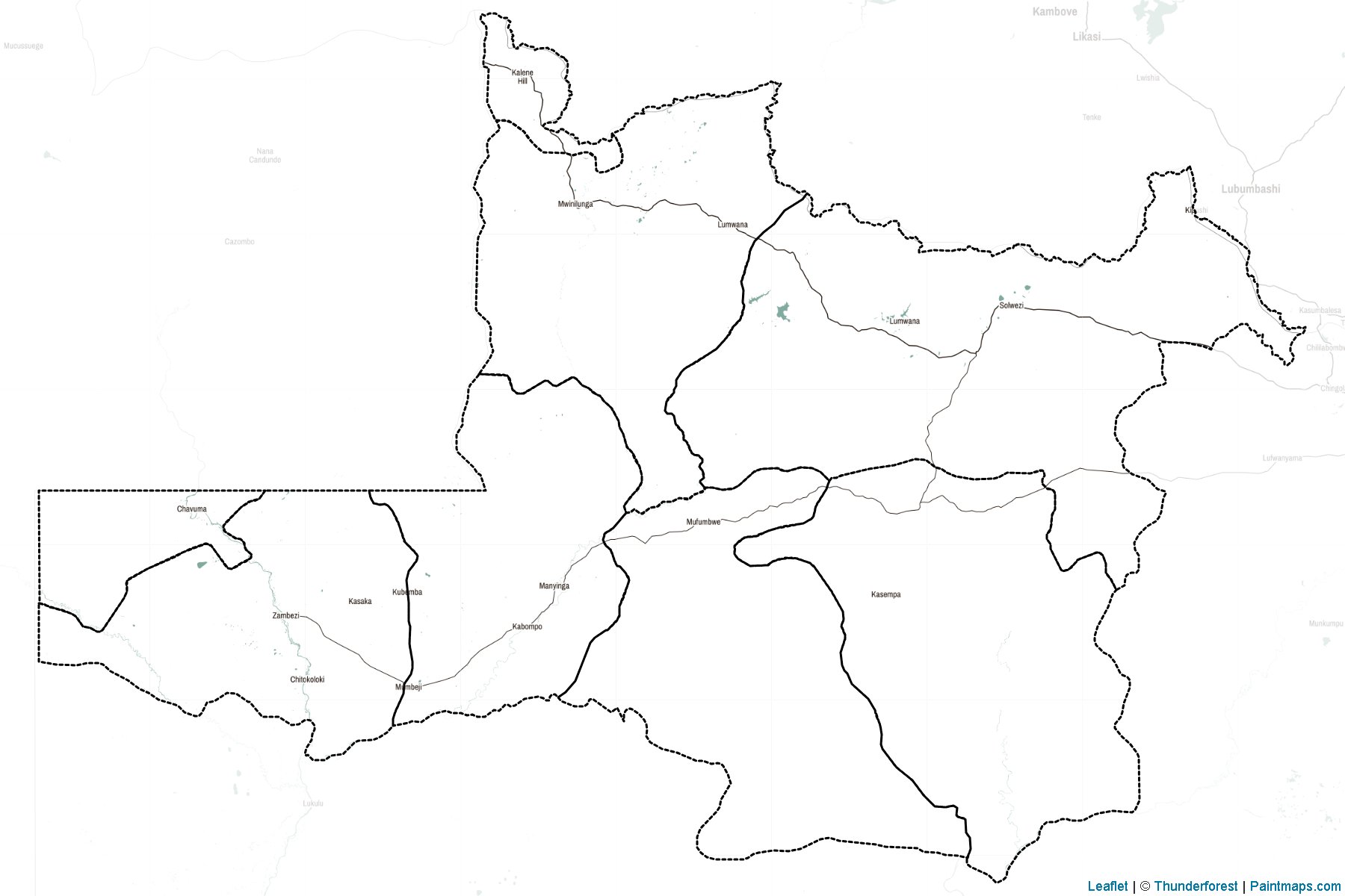 Muestras de recorte de mapas North-Western (Zambia)-2