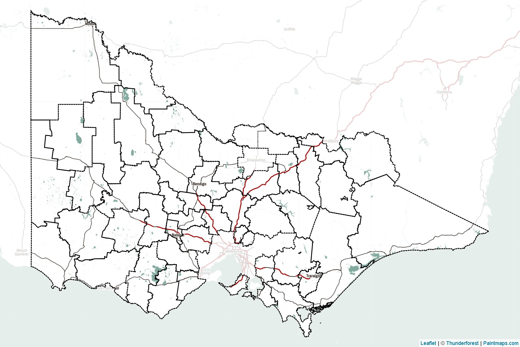 Victoria (Australia) Map Cropping Samples-2