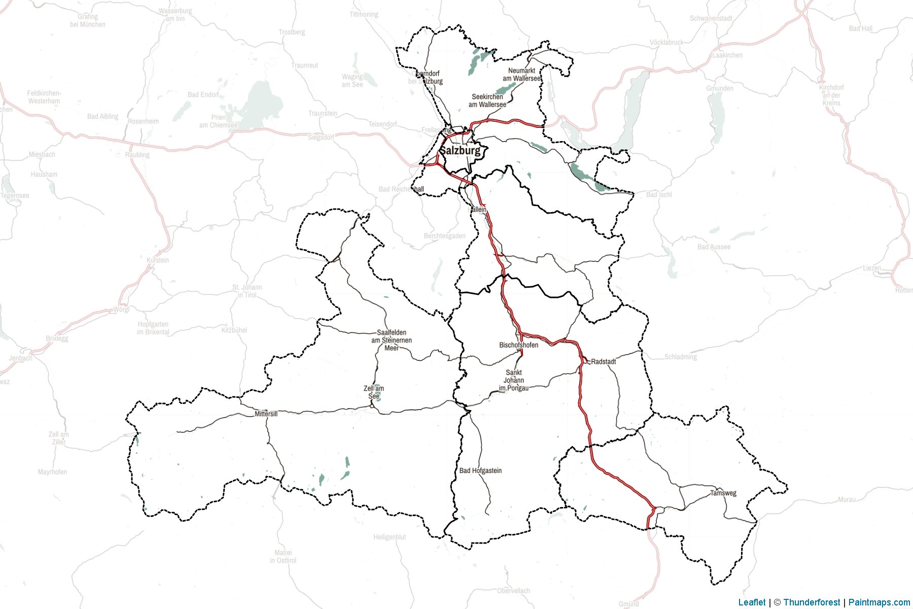 Salzburg (Austria) Map Cropping Samples-2