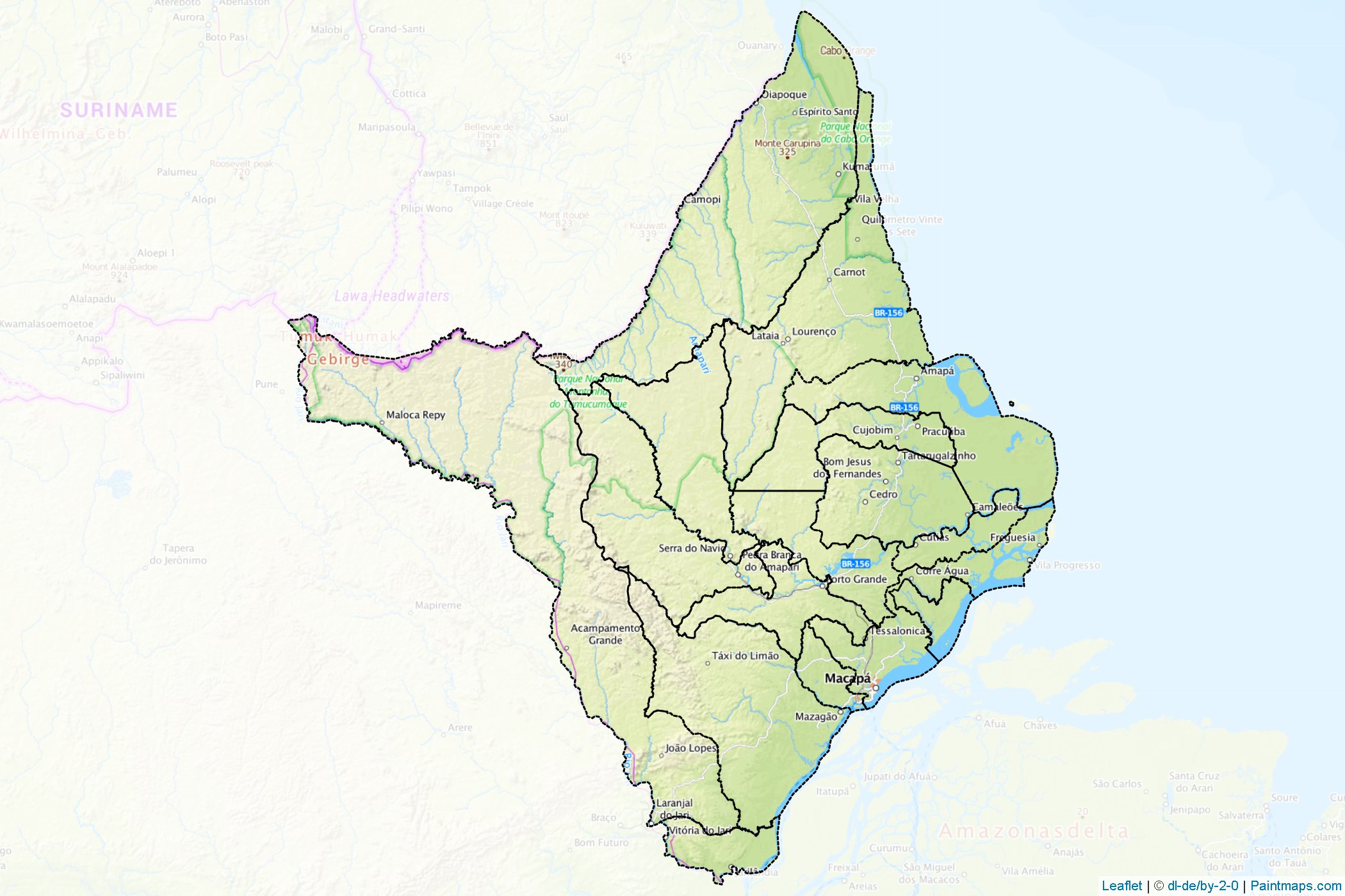 Amapa (North) Map Cropping Samples-1