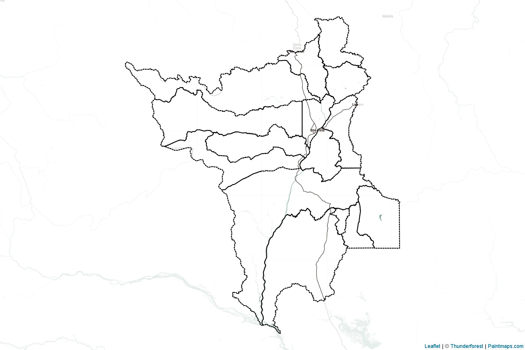 Roraima (Kuzey) Haritası Örnekleri-2