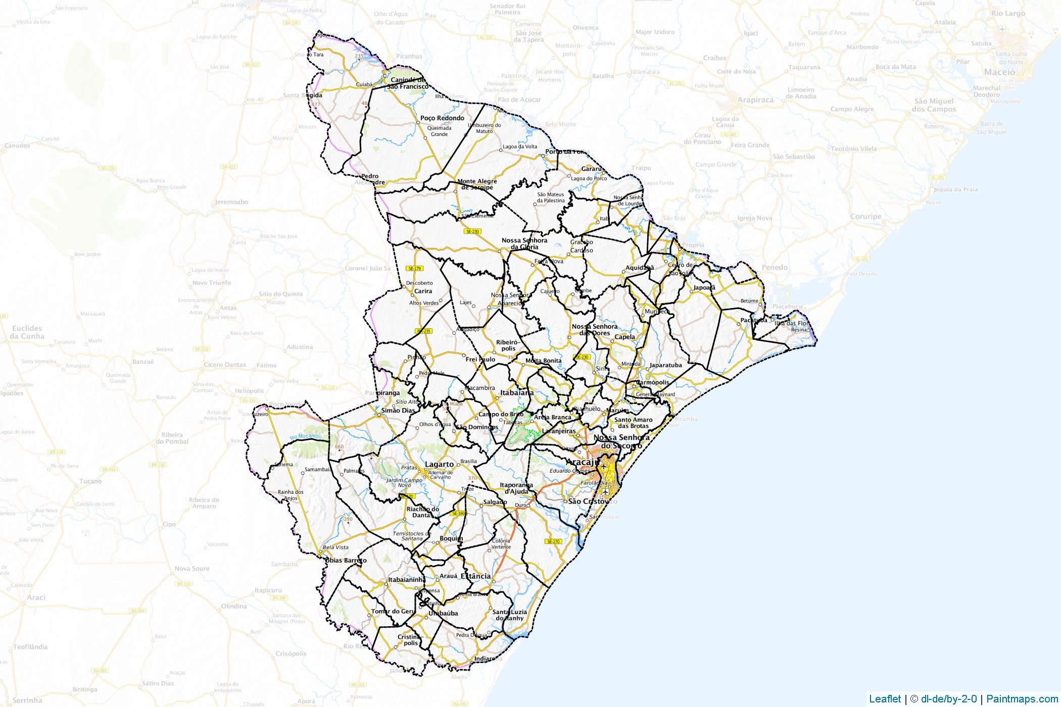 Sergipe (Northeast) Map Cropping Samples-1