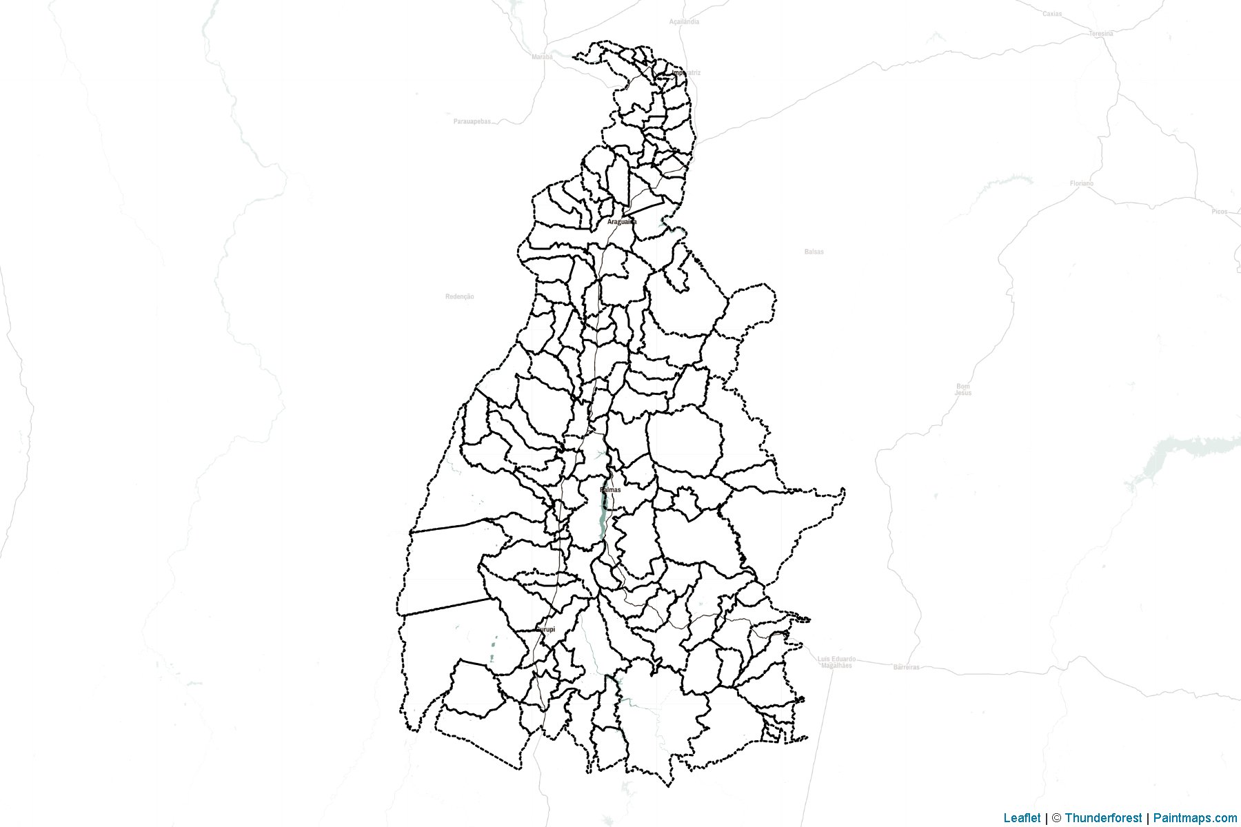 Tocantins (North) Map Cropping Samples-2