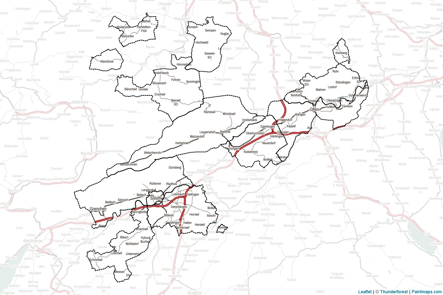 Solothurn (Switzerland) Map Cropping Samples-2