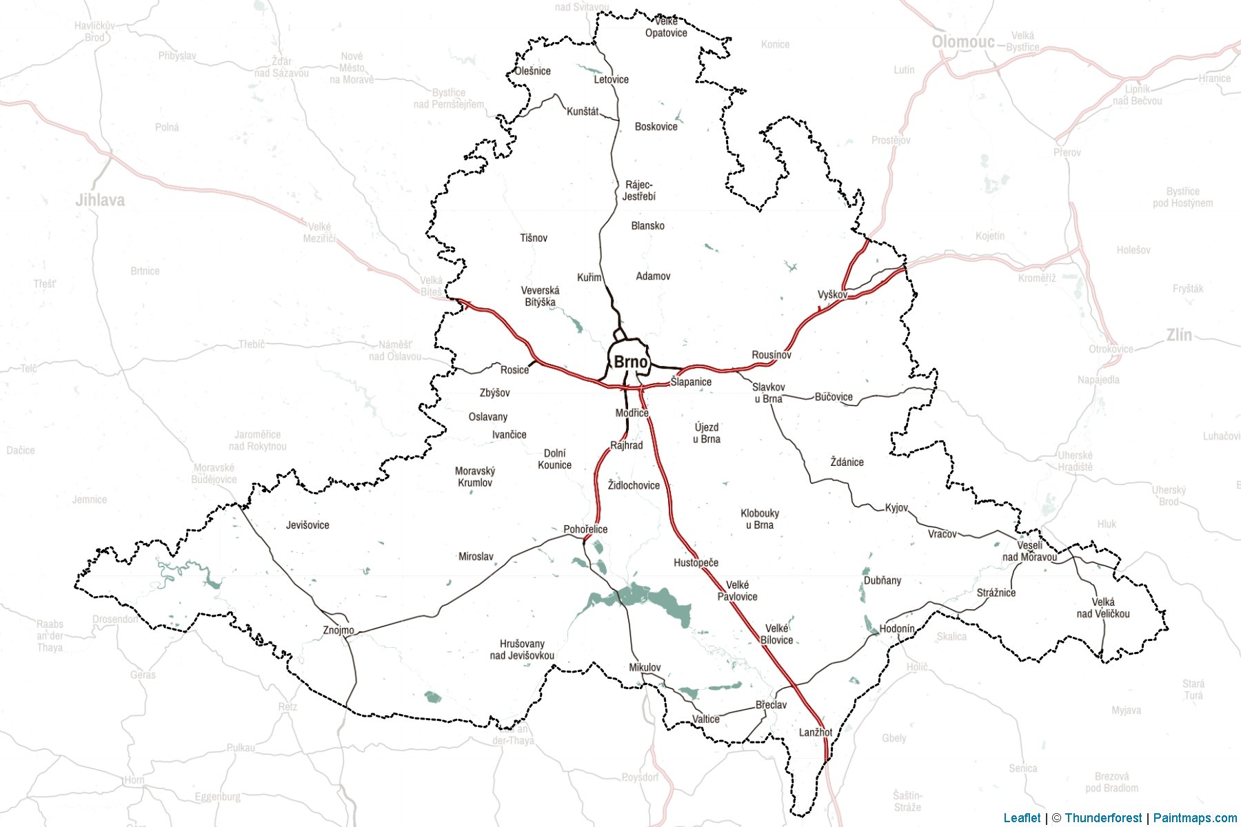 South Moravian (Czechia) Map Cropping Samples-2