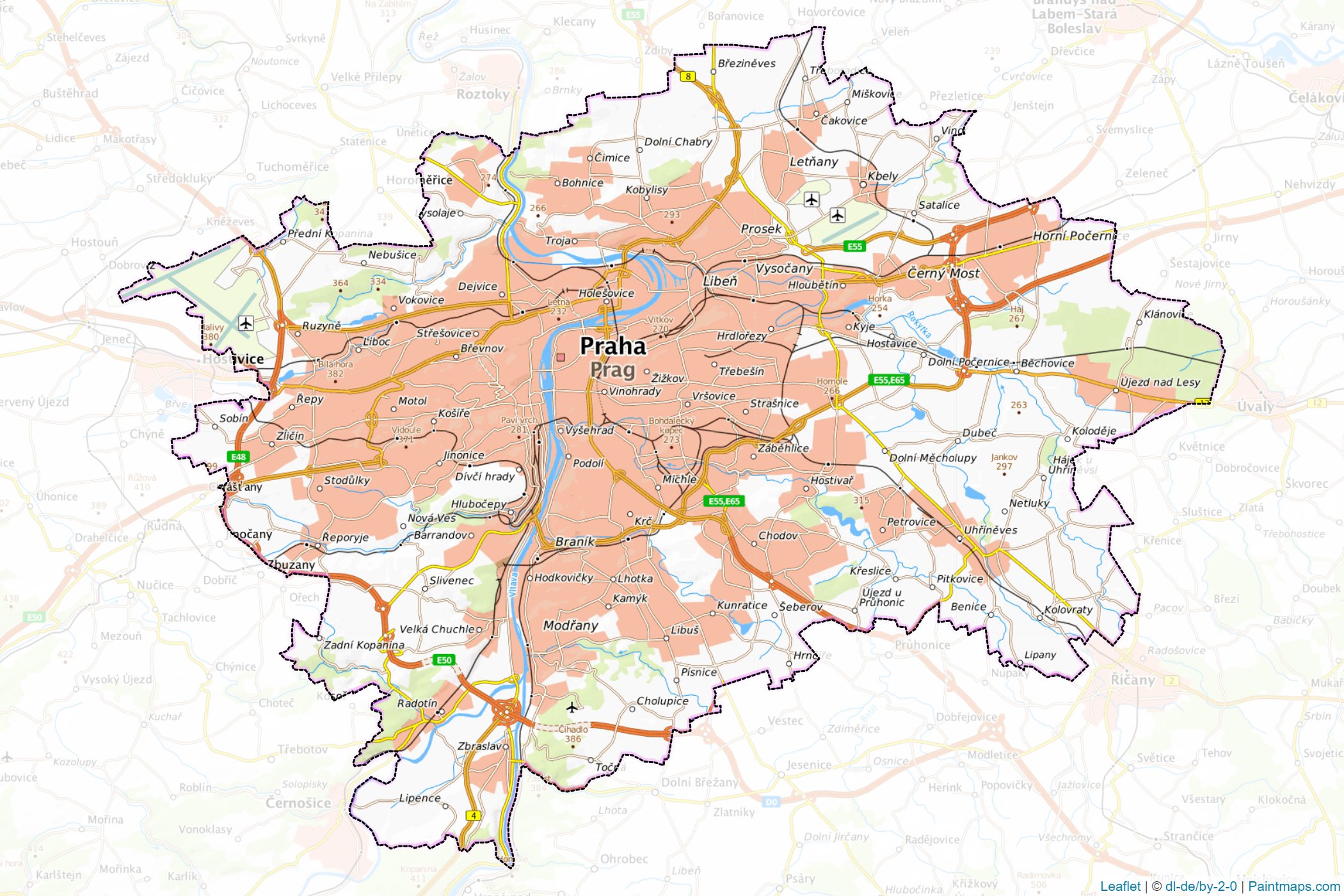 Prague (Czechia) Map Cropping Samples-1