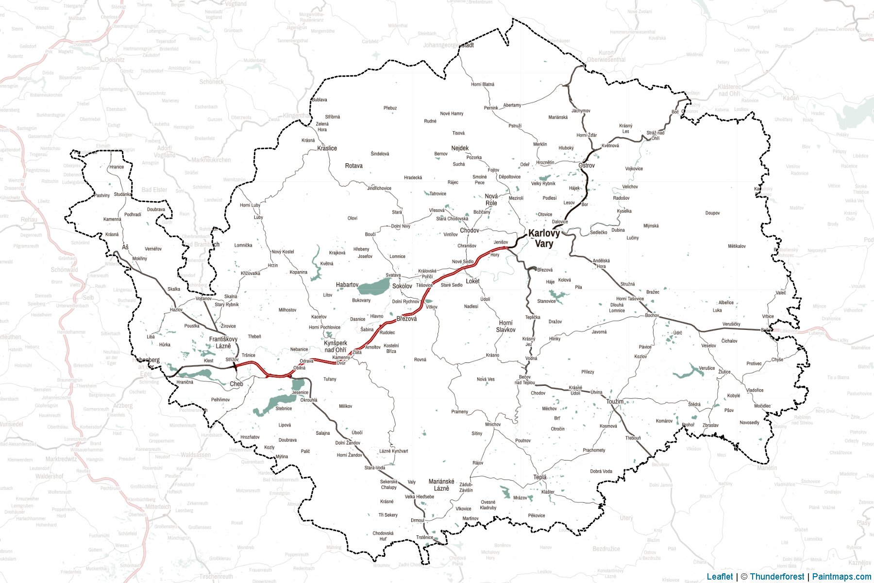 Karlovy Vary (Czechia) Map Cropping Samples-2