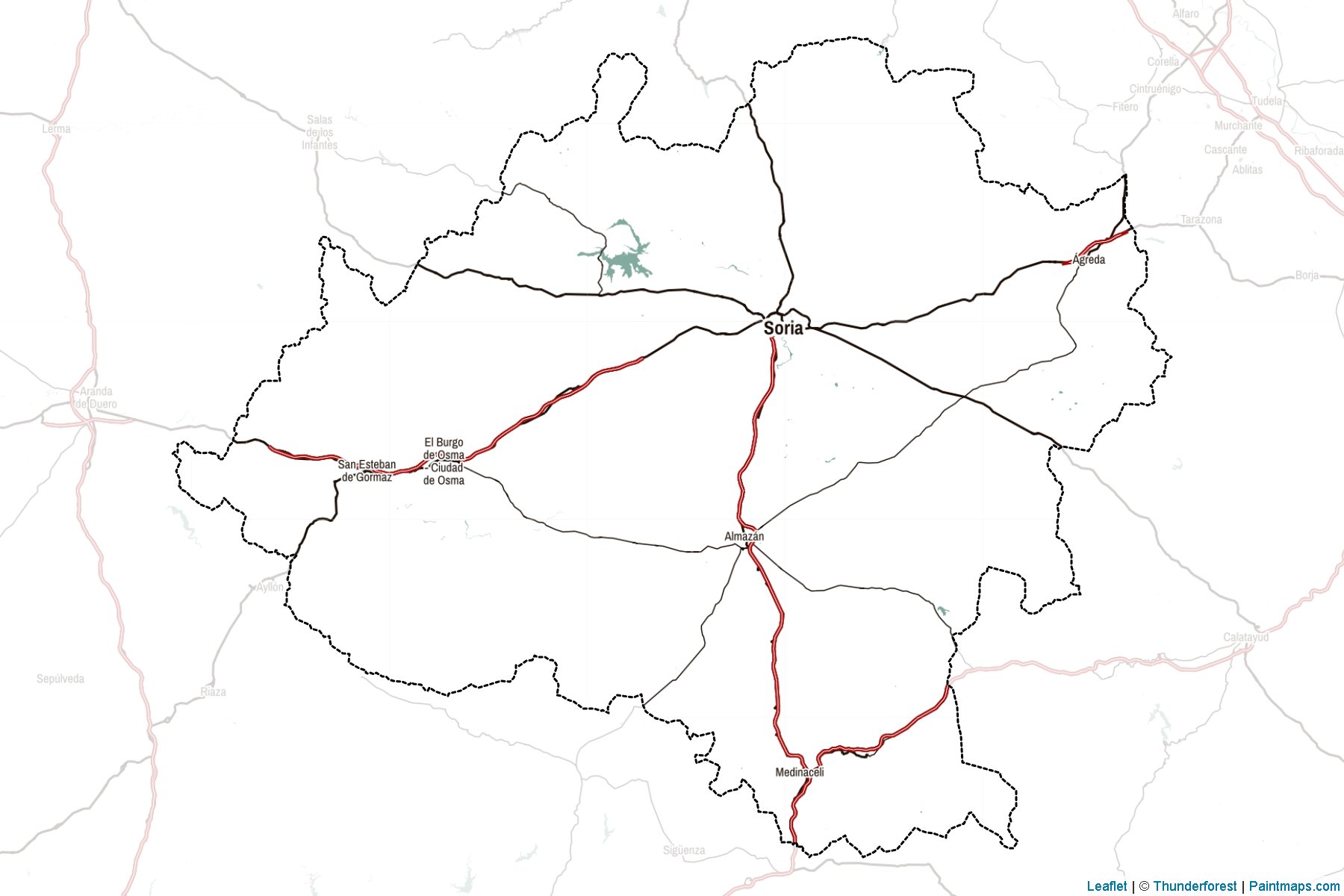 Soria (Kastilya ve Leon) Haritası Örnekleri-2