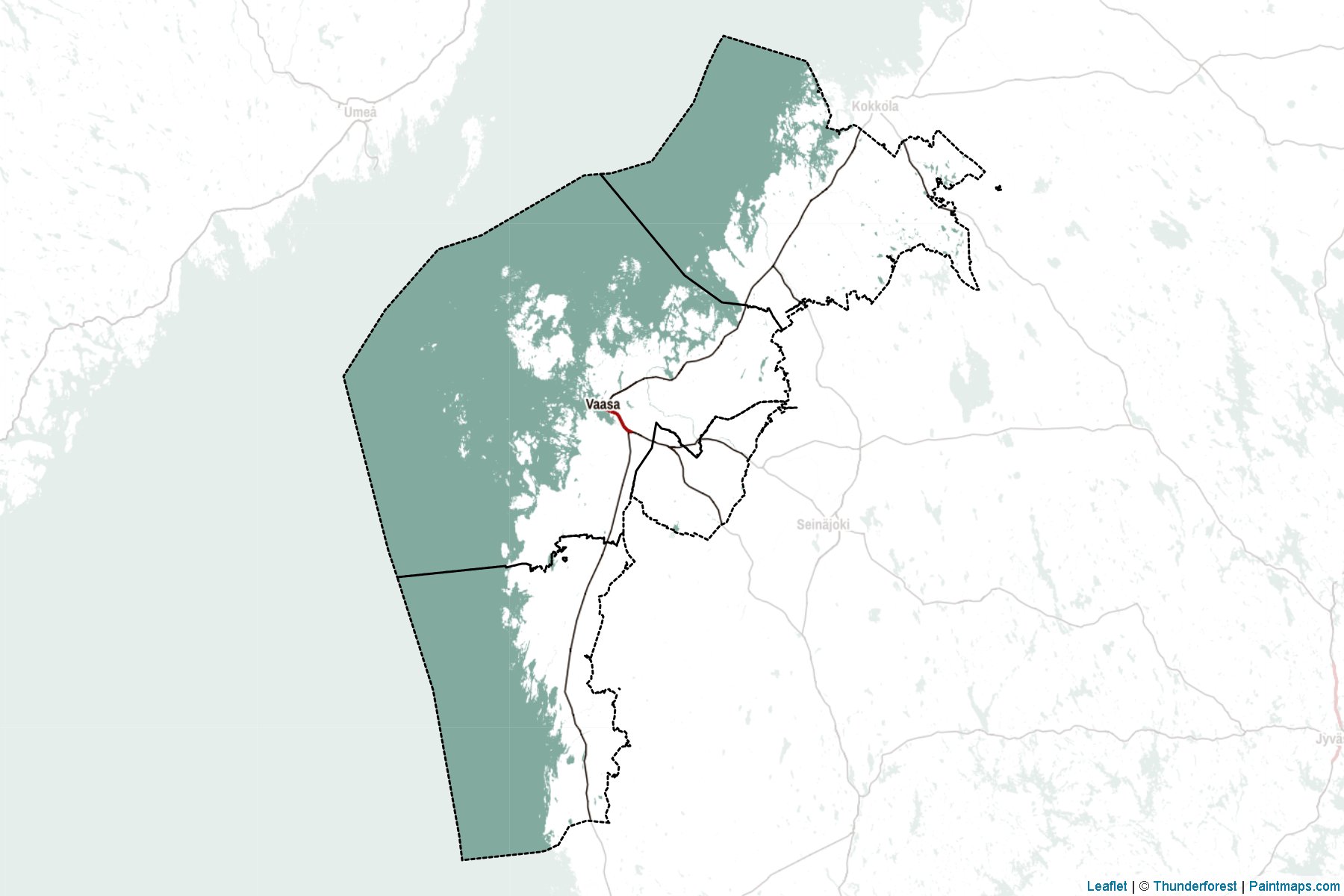 Ostrobothnia (West Finland) Map Cropping Samples-2